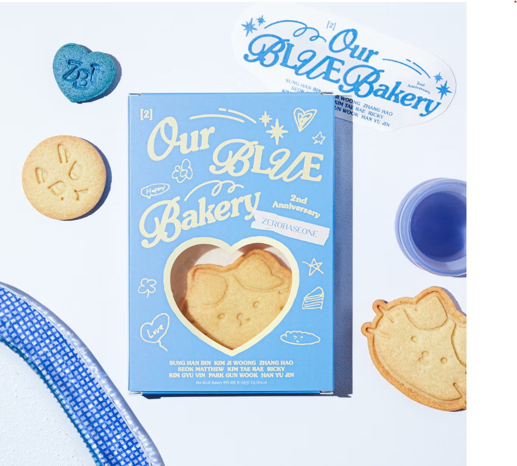 ZEROBASEONE -"Our BLUE" Bakery Cookie Set_21 g (Version selectable)-FinaKpop