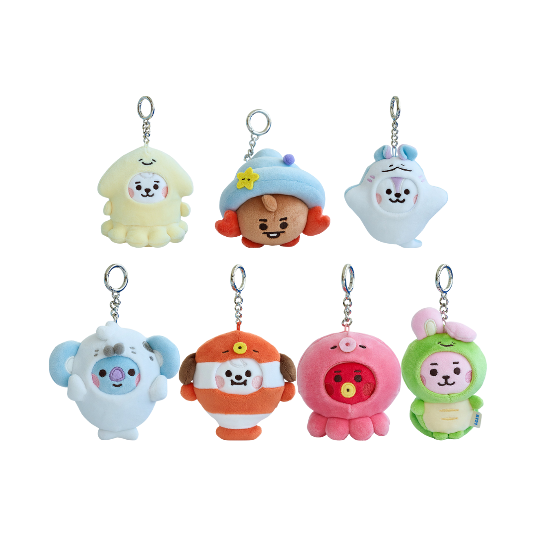 BT21 - Ocean Friends MD (Mini Doll, Mini Doll Keyring)-FinaKpop