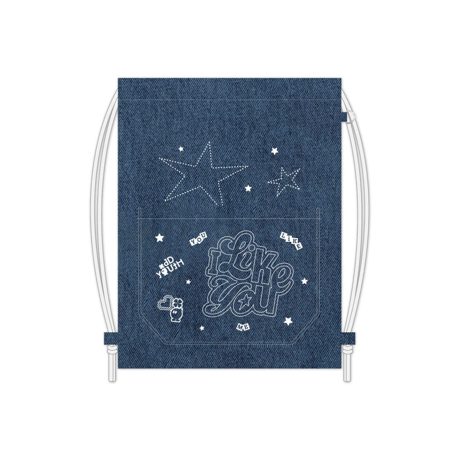 **ODD YOUTH-  1ST MINI ALBUM [I LIKE YOU] POP-UP OFFICIAL MD [gym sack]-FinaKpop