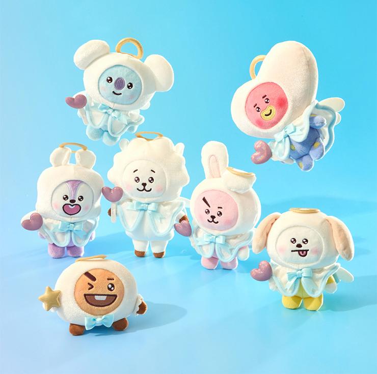 ** BT21 - Line Friends Angel & Villian Doll [Angel ver.] (Choose Member)-FinaKpop