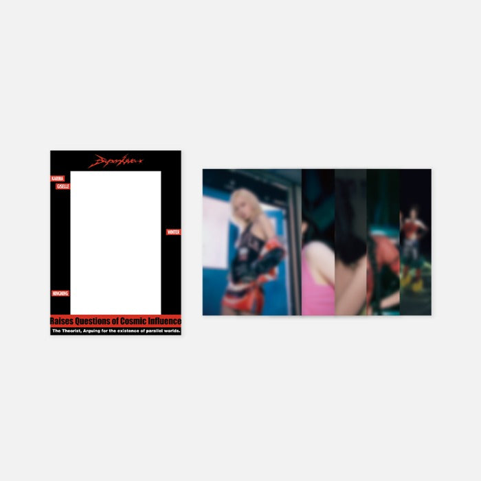 Aespa - [Universe-K] Armageddon Official MD (Stand Photo Set, ID Photo Holder, Masking Tape Set)-FinaKpop 