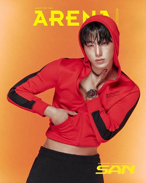 **[Pre-Order] San (of Ateez) -Arena Homme 2025 .8 (F Ver.)-FinaKpop