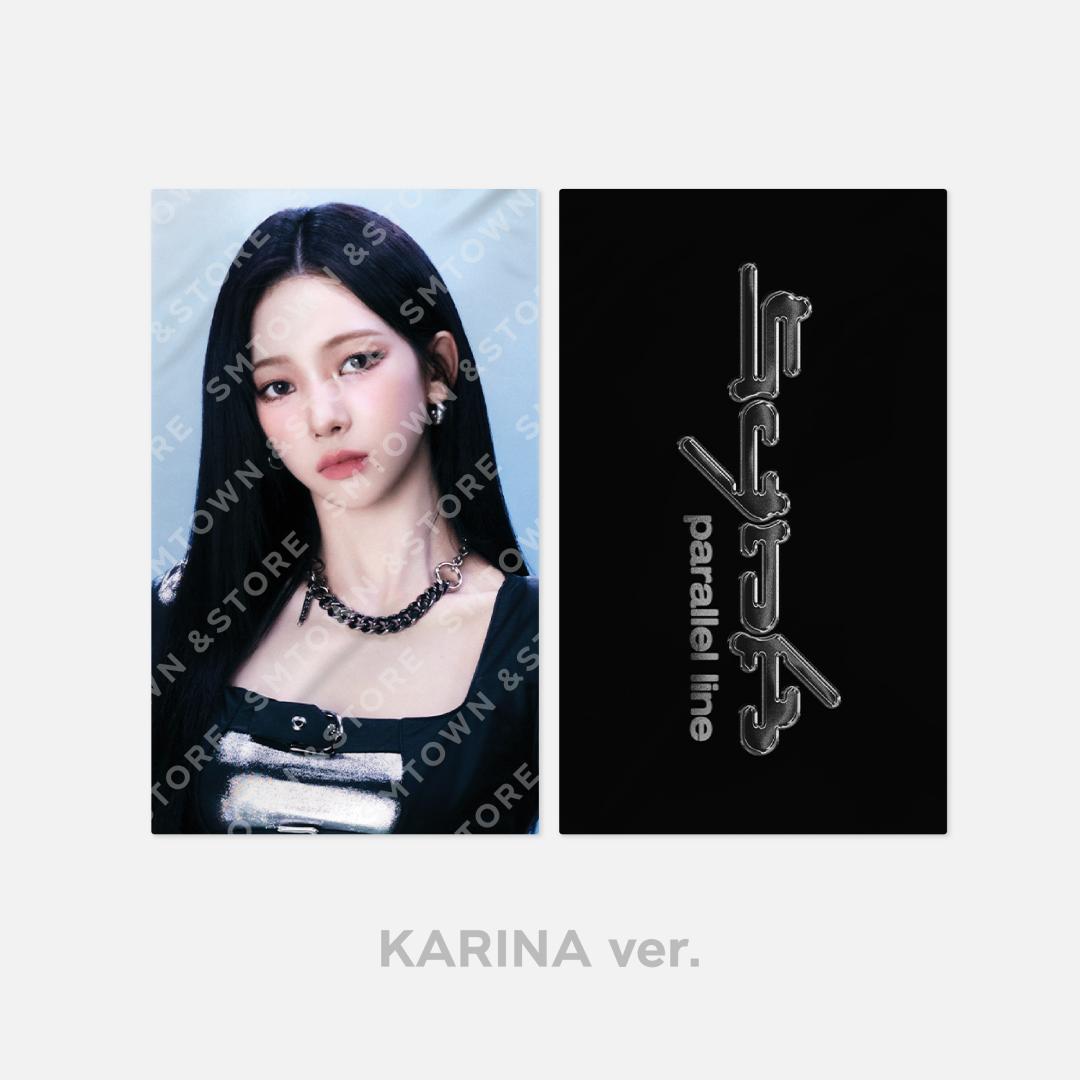 Aespa - 2024 Aespa Live Tour "Synk : Parallel Line" Official MD (KeyRing, Slogan, Postcard Set, Mini Pouch)-FinaKpop 