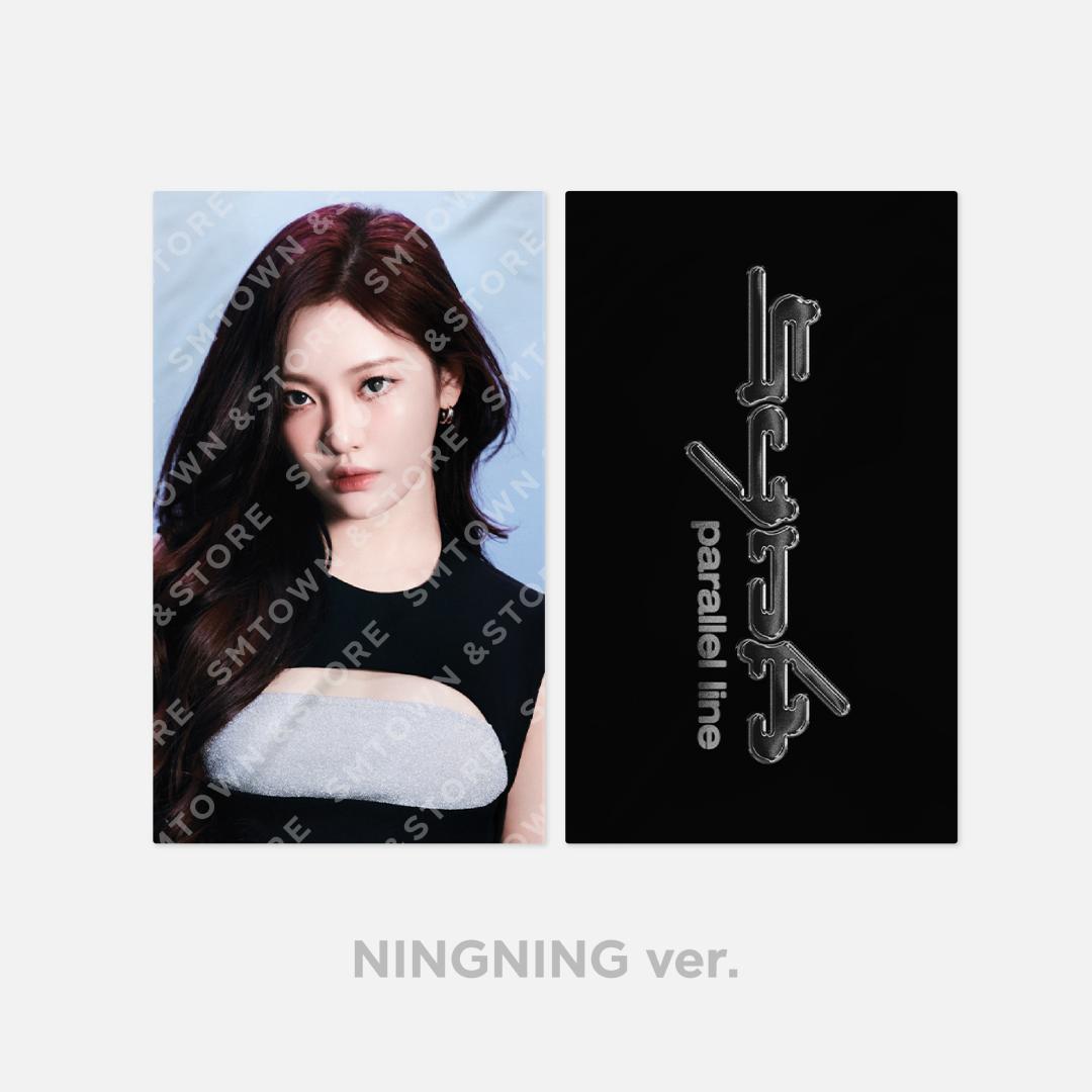 Aespa - 2024 Aespa Live Tour "Synk : Parallel Line" Official MD (KeyRing, Slogan, Postcard Set, Mini Pouch)-FinaKpop 