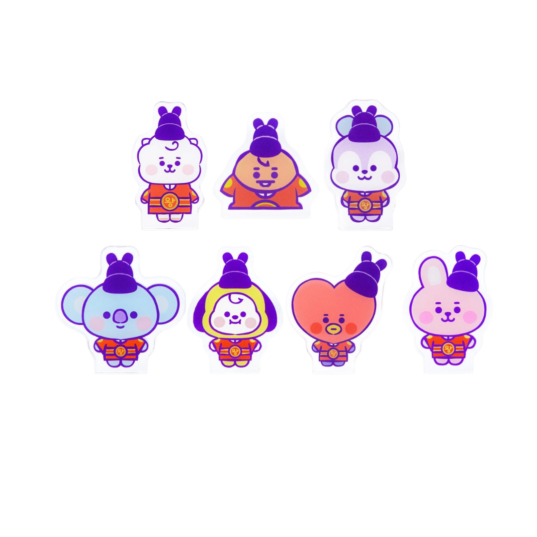 BT21 - K-Edition Official MD (Note Pads, Acrylic Stand, Mirror Stand, Mini Pouch, Good Luck Pouch)-FinaKpop 