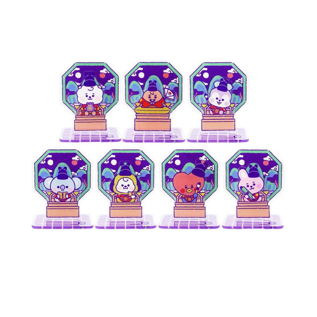 BT21 - K-Edition Official MD (Note Pads, Acrylic Stand, Mirror Stand, Mini Pouch, Good Luck Pouch)-FinaKpop 