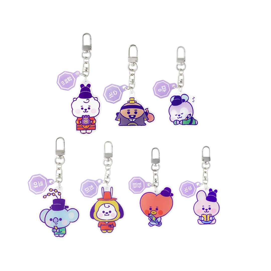 BT21 - K-Edition Official MD (Note Pads, Acrylic Stand, Mirror Stand, Mini Pouch, Good Luck Pouch)-FinaKpop 