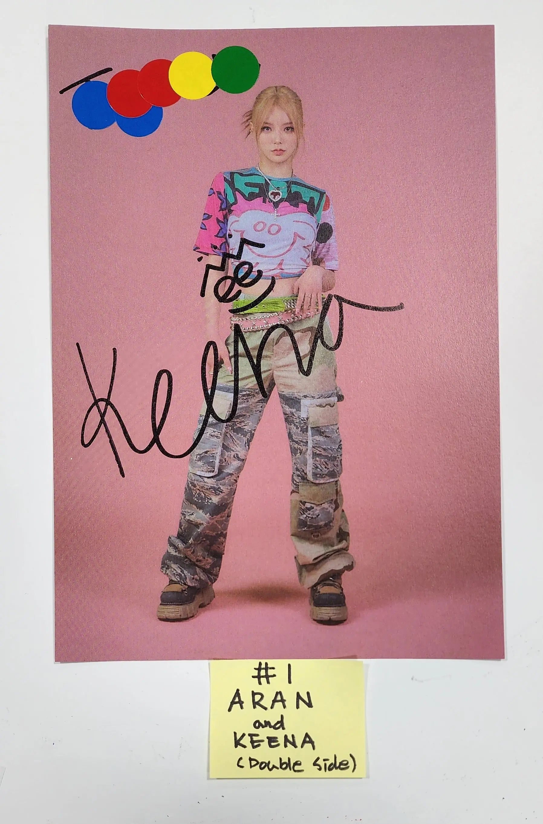 FIFTY FIFTY "THE FIFTY" 1st EP  - A Cut Page From Fansign Event Album-FinaKpop