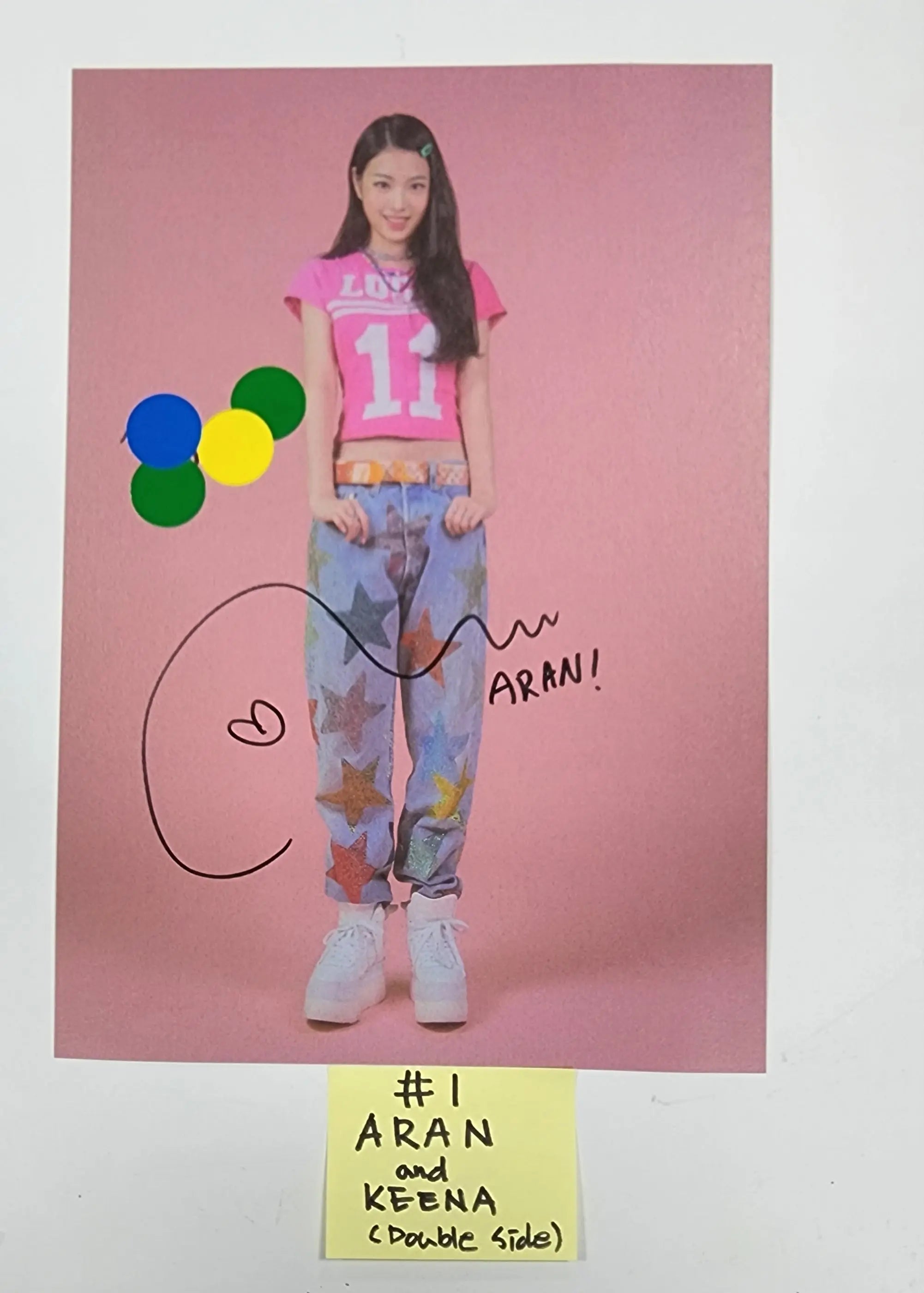 FIFTY FIFTY "THE FIFTY" 1st EP  - A Cut Page From Fansign Event Album-FinaKpop