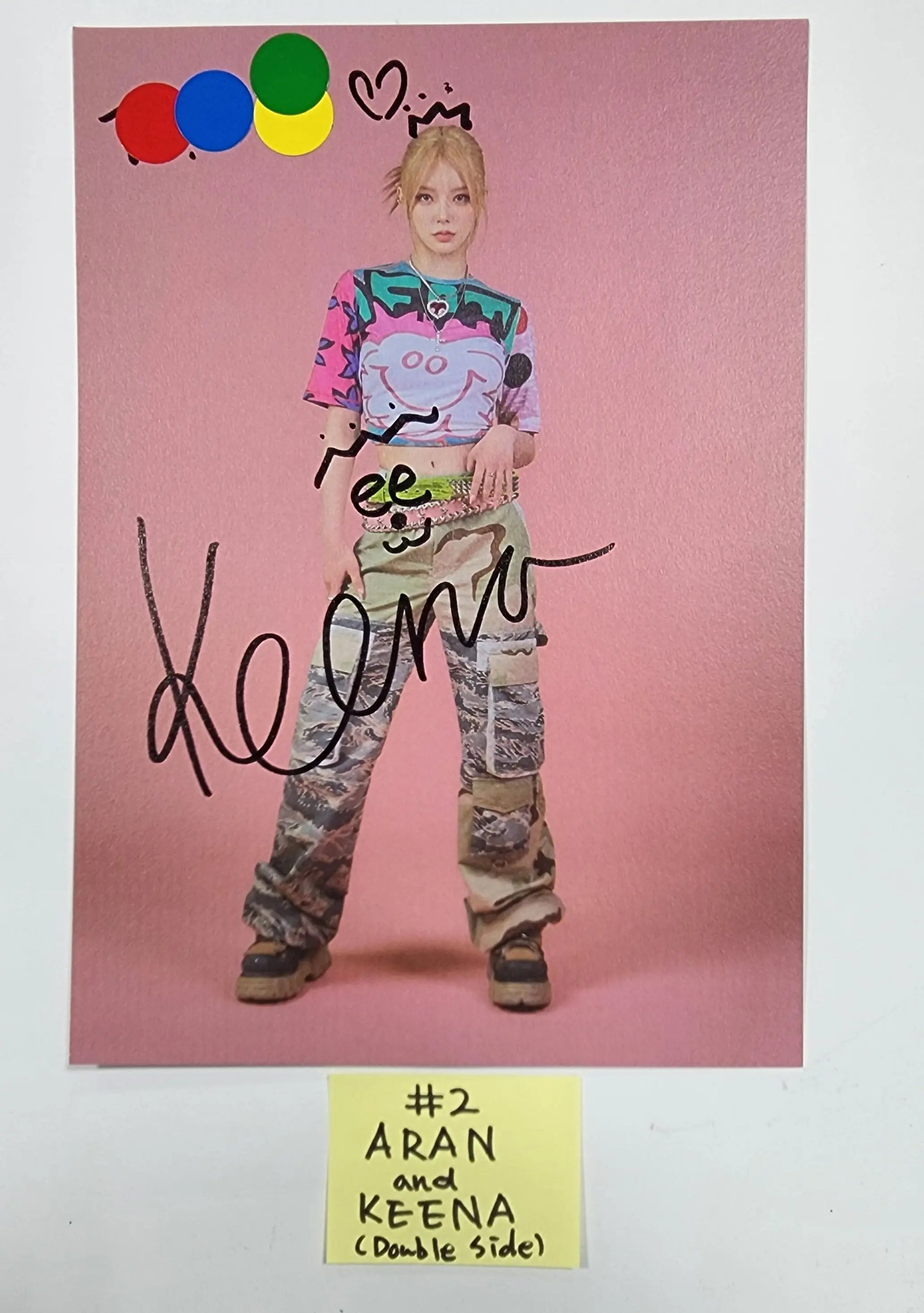 FIFTY FIFTY "THE FIFTY" 1st EP  - A Cut Page From Fansign Event Album-FinaKpop