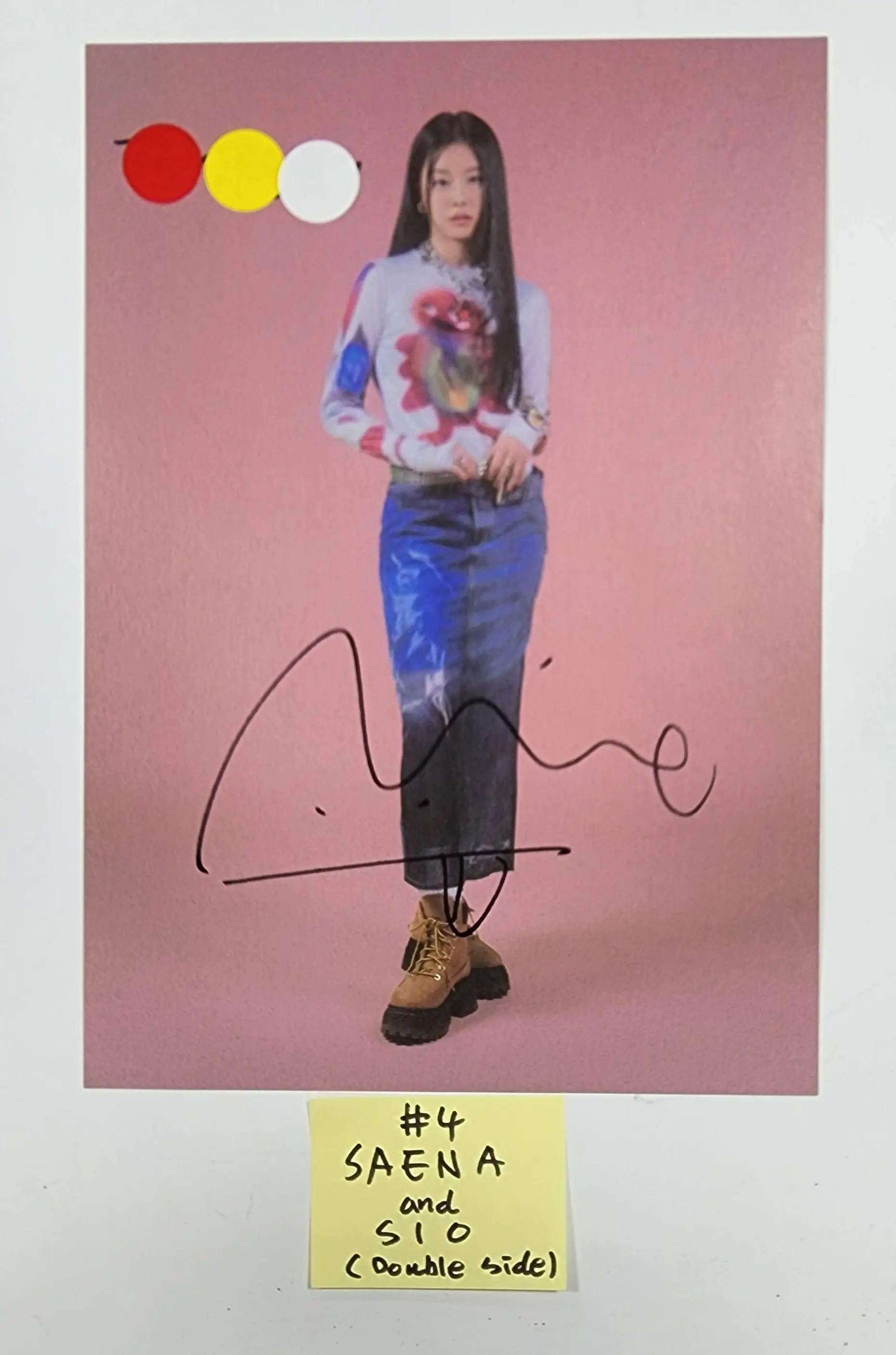 FIFTY FIFTY "THE FIFTY" 1st EP  - A Cut Page From Fansign Event Album-FinaKpop