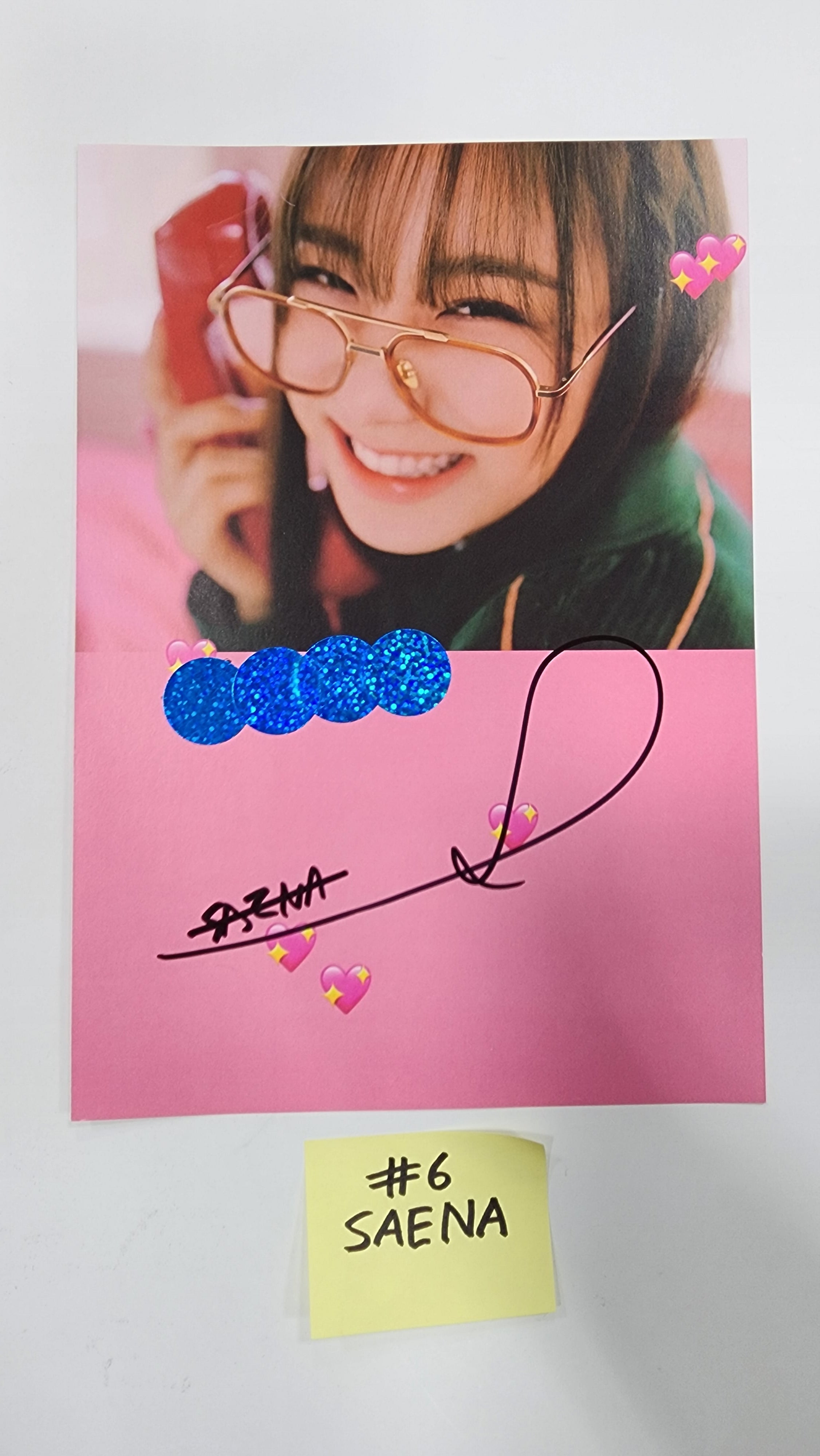 FIFTY FIFTY "The Beginning: Cupid" - A Cut Page From Fansign Event Album-FinaKpop