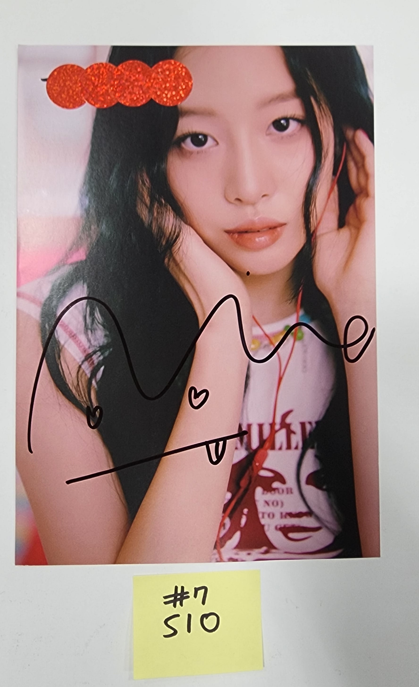 FIFTY FIFTY "The Beginning: Cupid" - A Cut Page From Fansign Event Album-FinaKpop