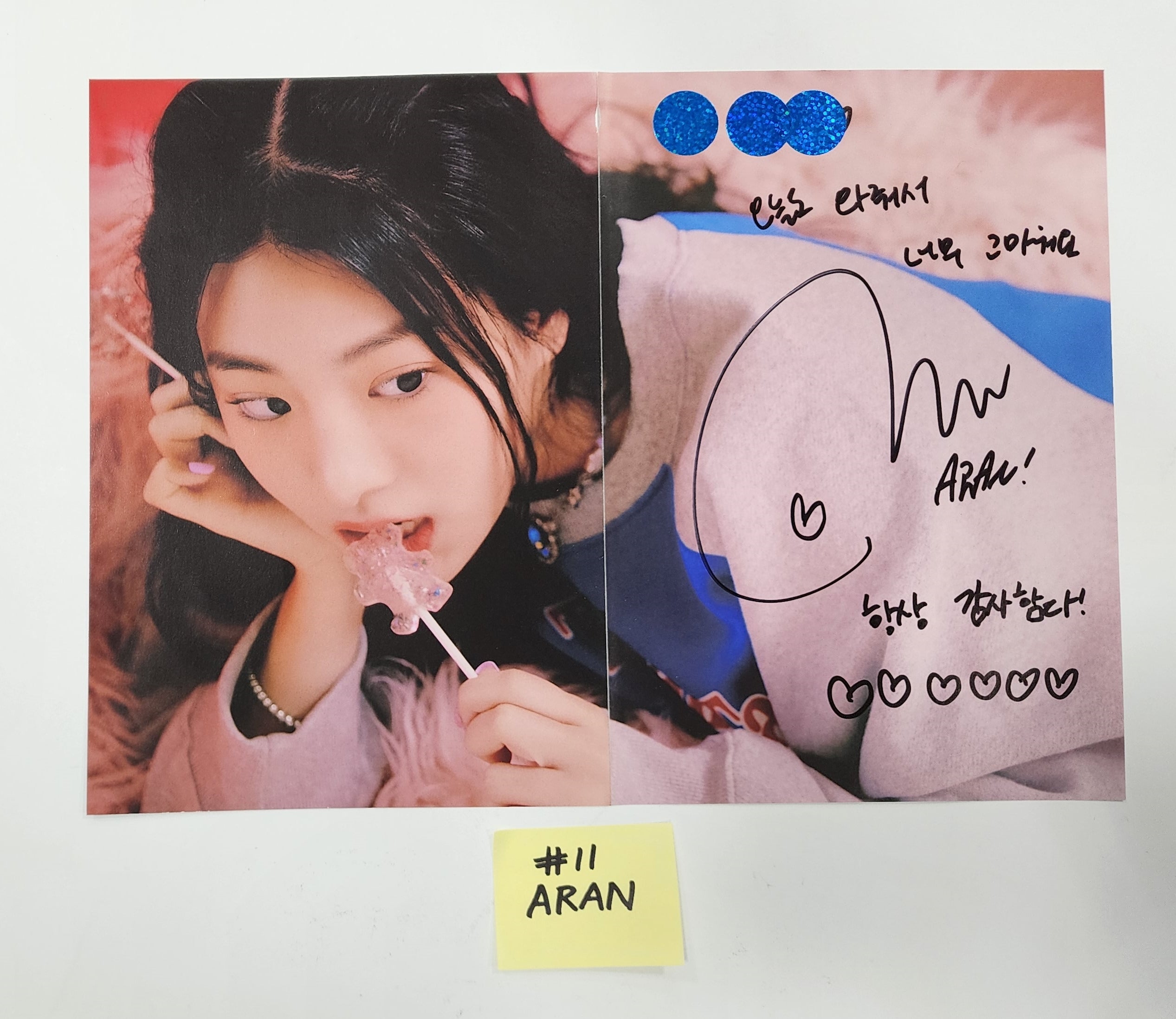 FIFTY FIFTY "The Beginning: Cupid" - A Cut Page From Fansign Event Album-FinaKpop