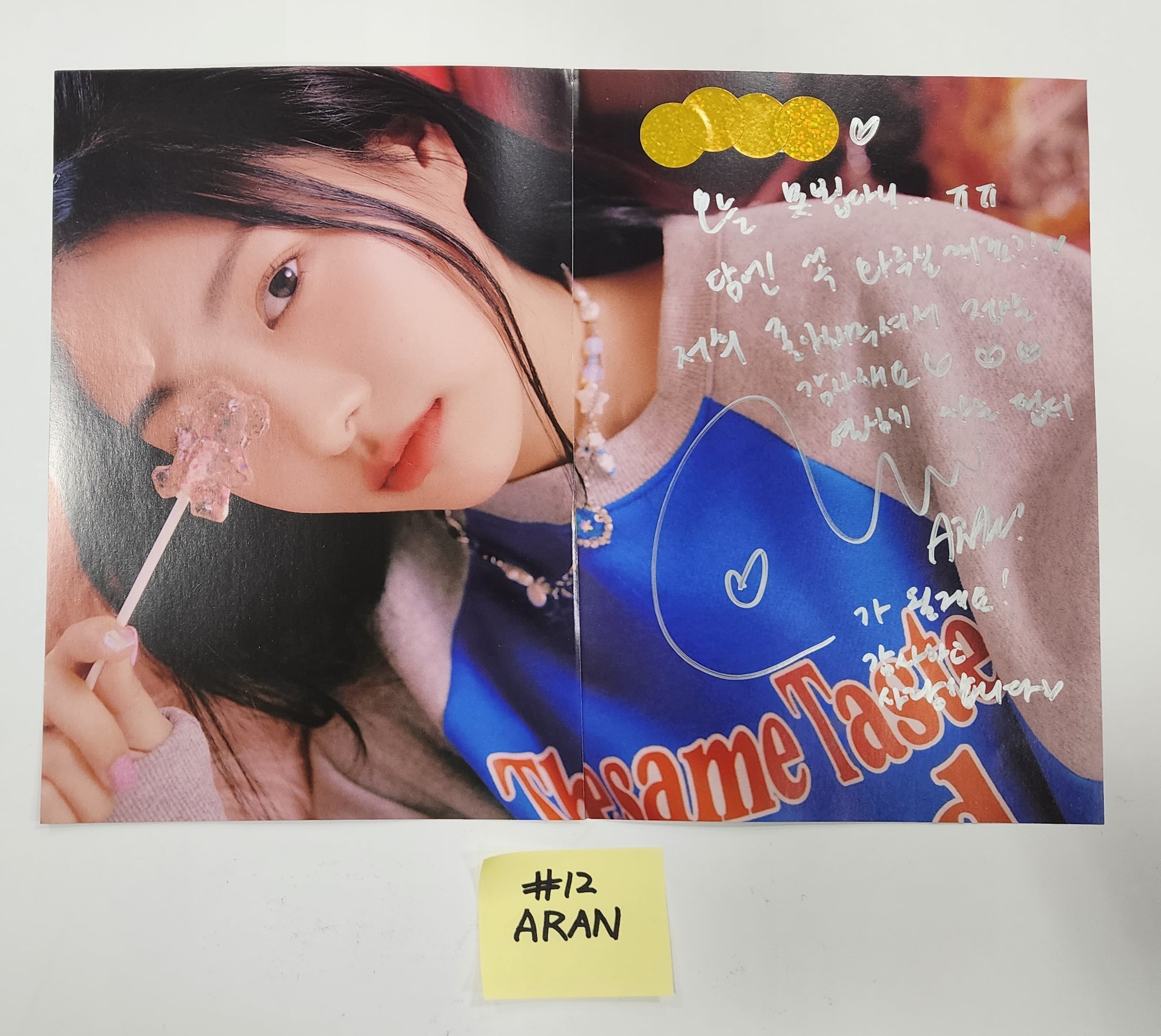 FIFTY FIFTY "The Beginning: Cupid" - A Cut Page From Fansign Event Album-FinaKpop