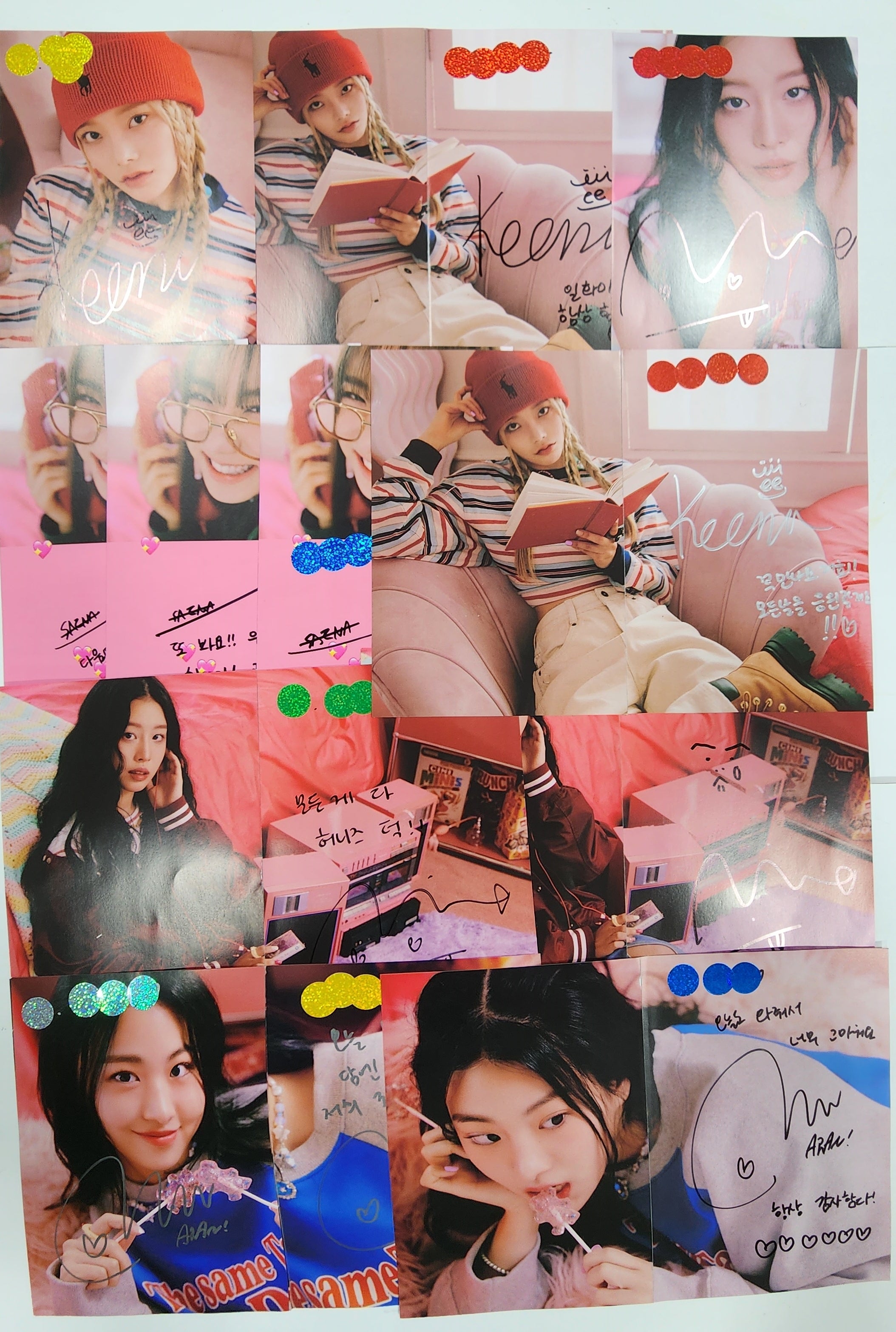 FIFTY FIFTY "The Beginning: Cupid" - A Cut Page From Fansign Event Album-FinaKpop