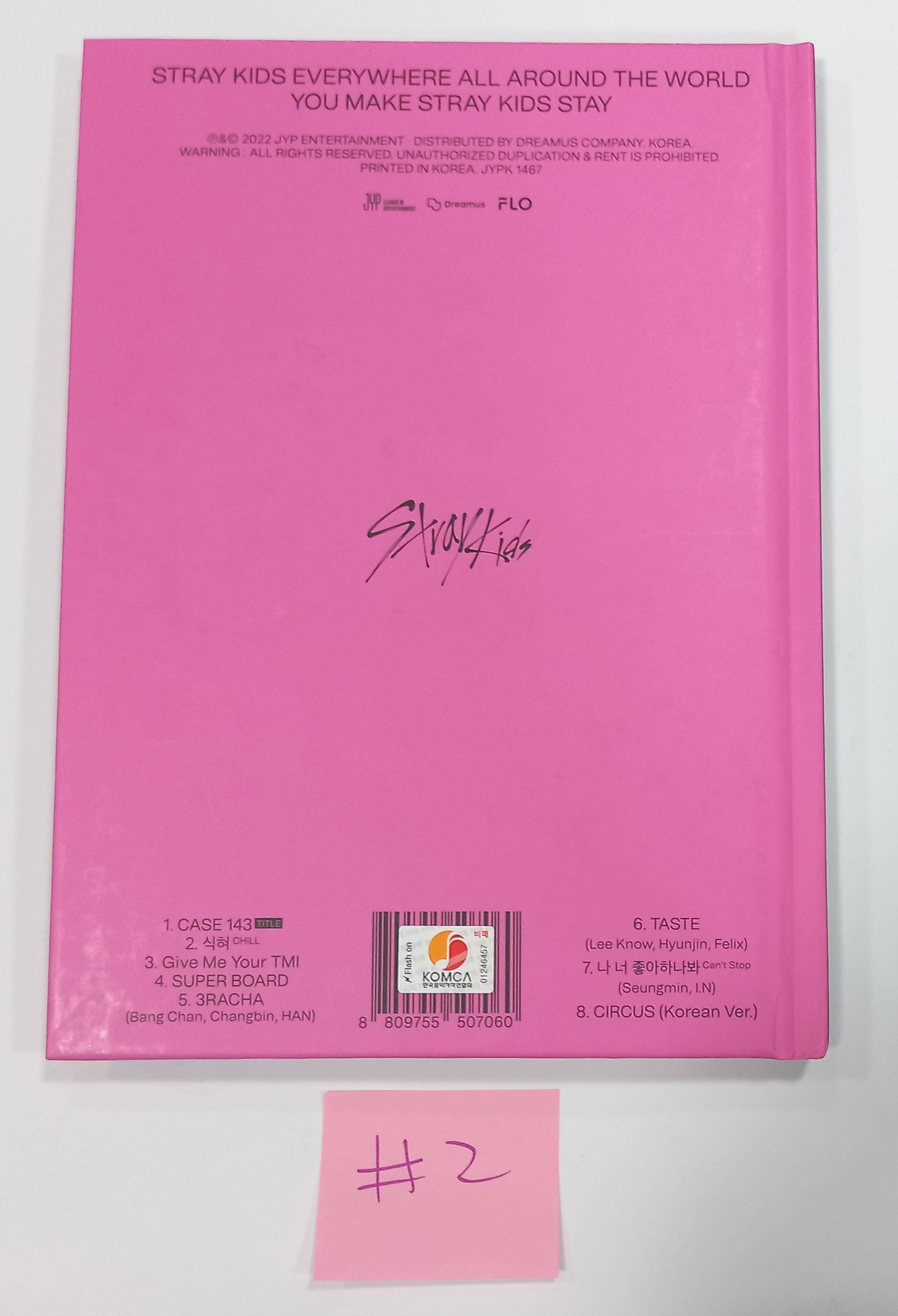 Stray Kids - Hand Autographed(Signed) Promo Album [24.3.21]-FinaKpop