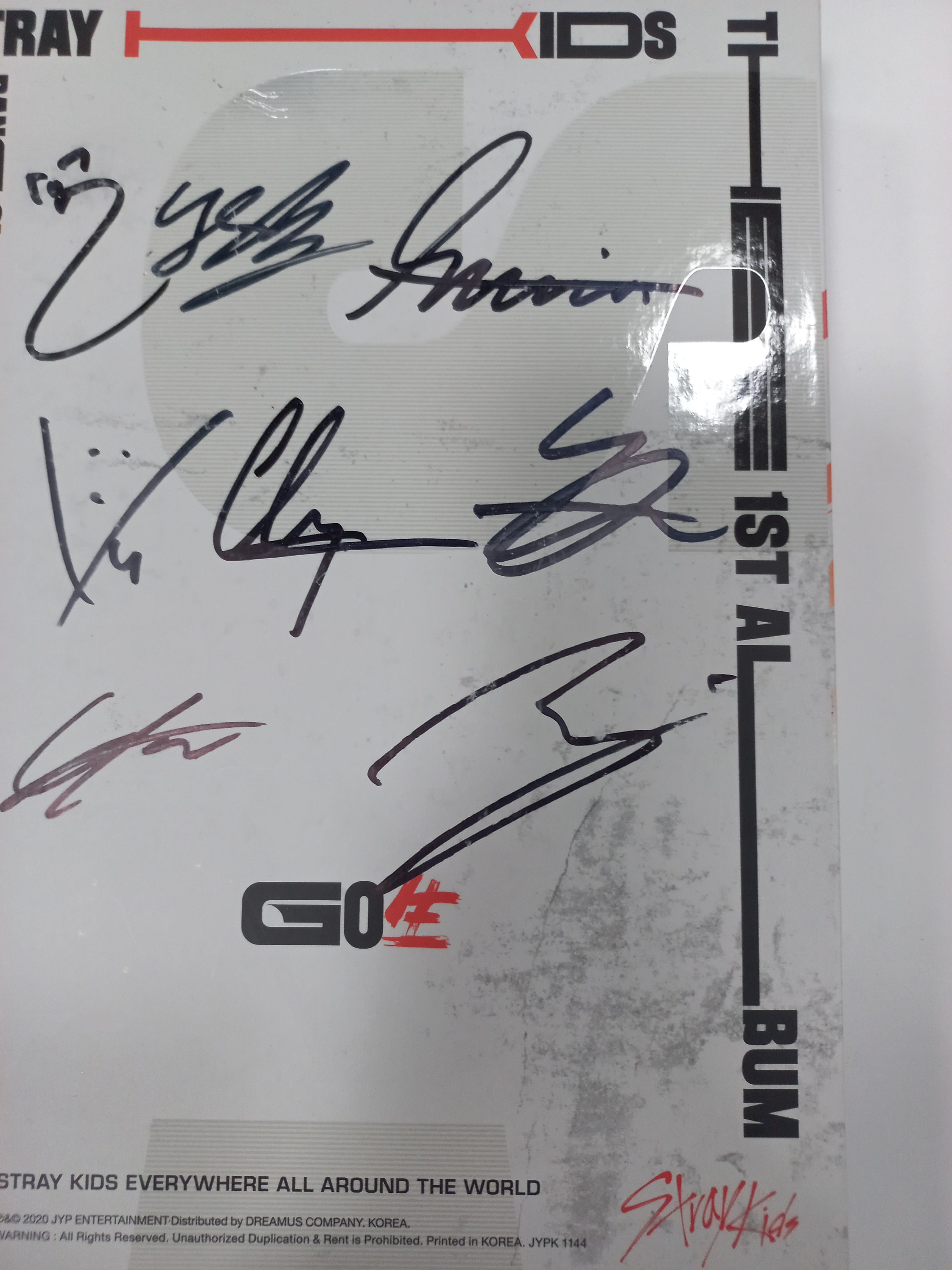 Stray Kids - Hand Autographed(Signed) Promo Album [24.3.21]-FinaKpop