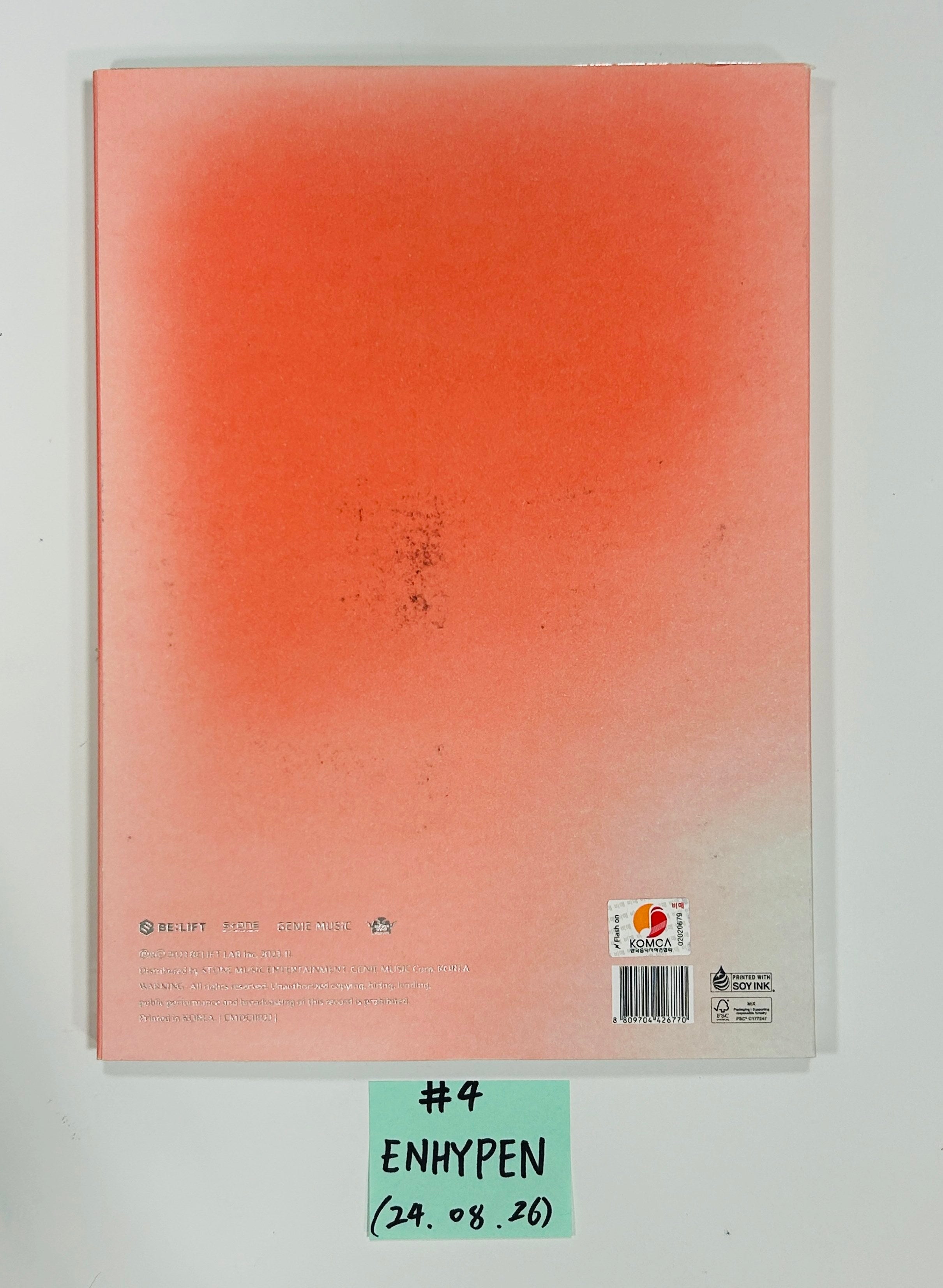 Ateez. Stray Kids, Nct Wish, Enhypen, Boynextdoor - Hand Autographed(Signed) Promo Album [24.8.26]-FinaKpop 