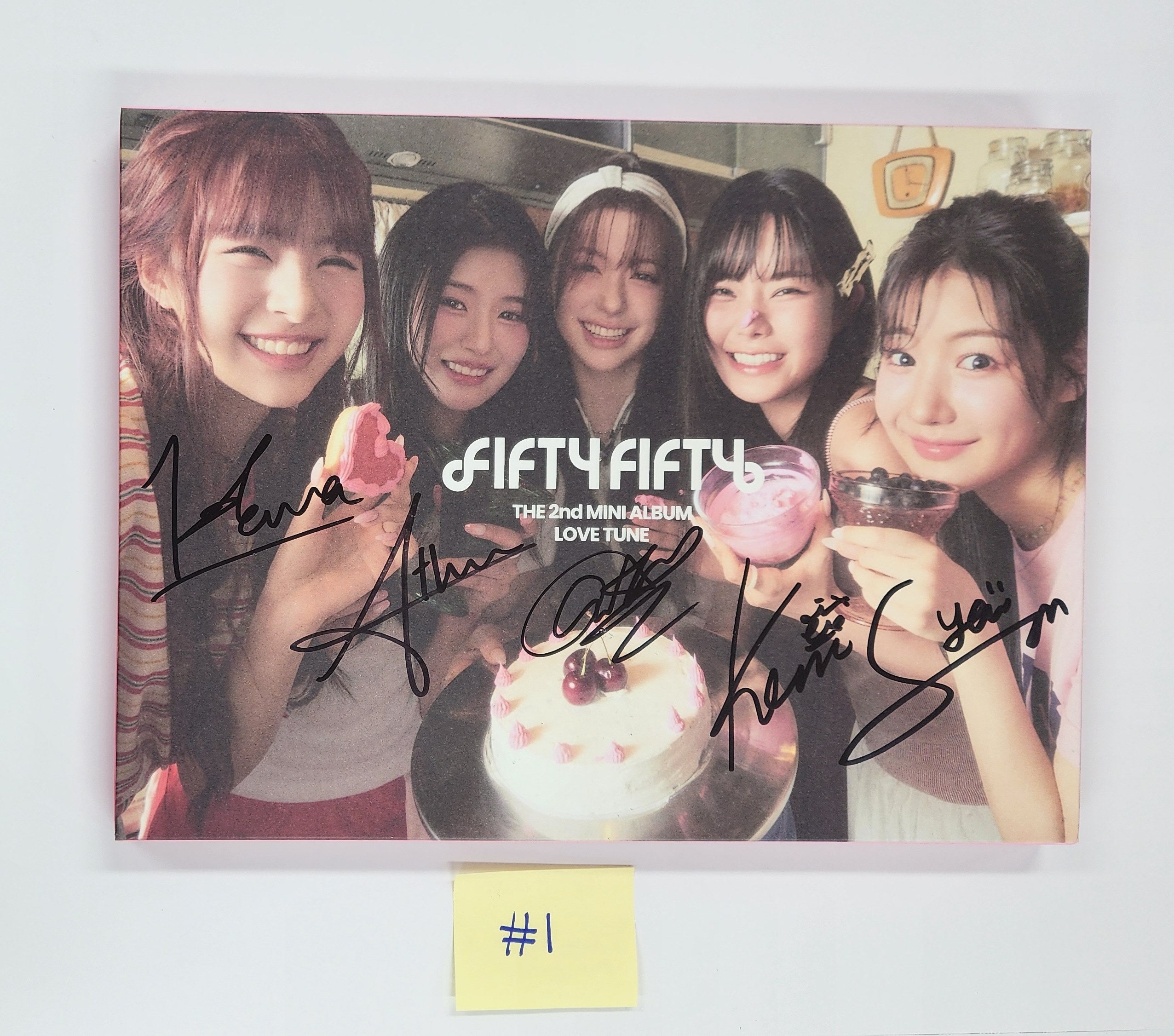 Fifty Fifty "Love Tune" - Hand Autograhped(Signed) Album [24.12.20]-FinaKpop