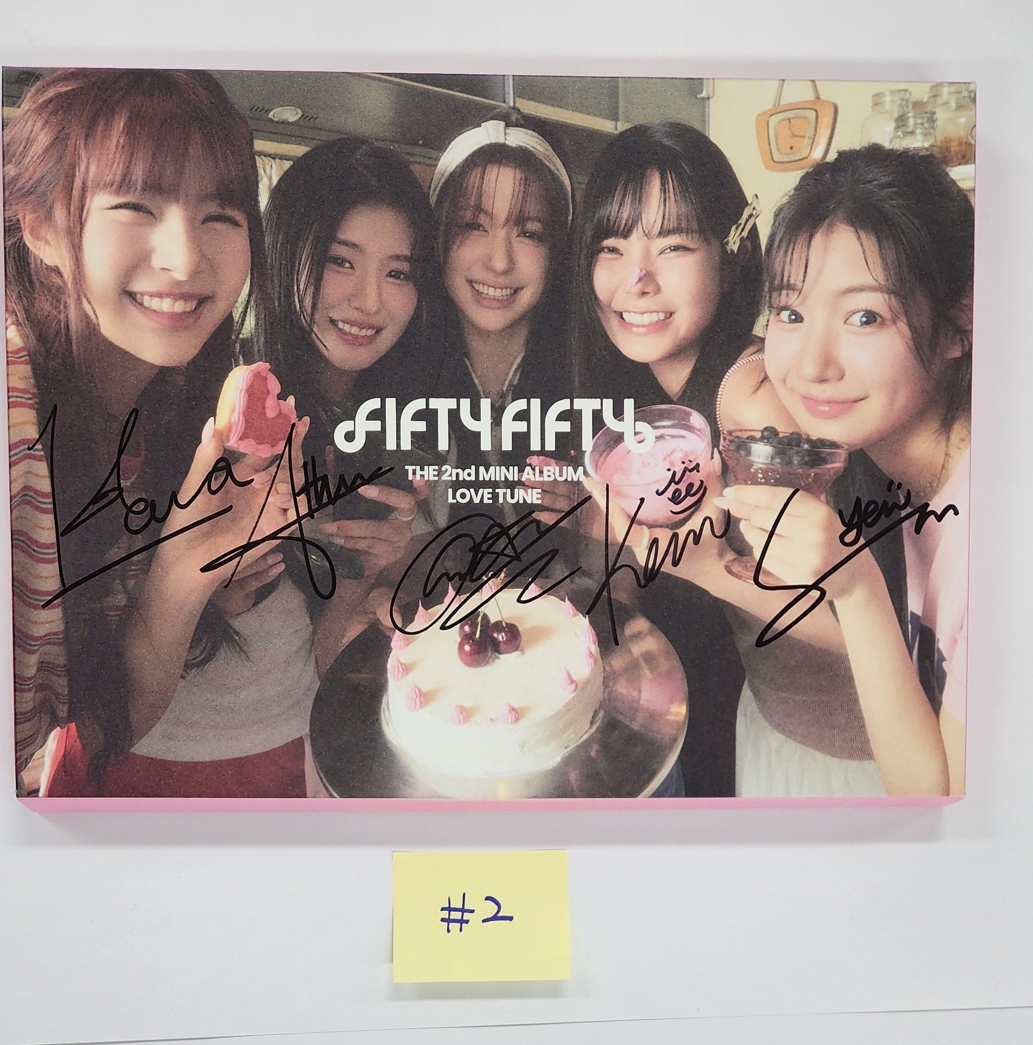 Fifty Fifty "Love Tune" - Hand Autograhped(Signed) Album [24.12.20]-FinaKpop