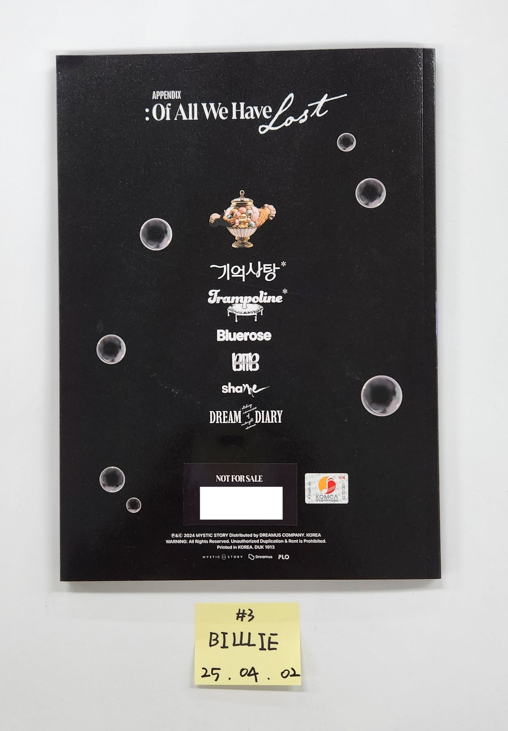 IZNA "N/a", IVE "Ive Empathy", BILLLIE "Of All Have Lost" - Hand Autograhped(Signed) Promo Album [25.4.2]-FinaKpop 