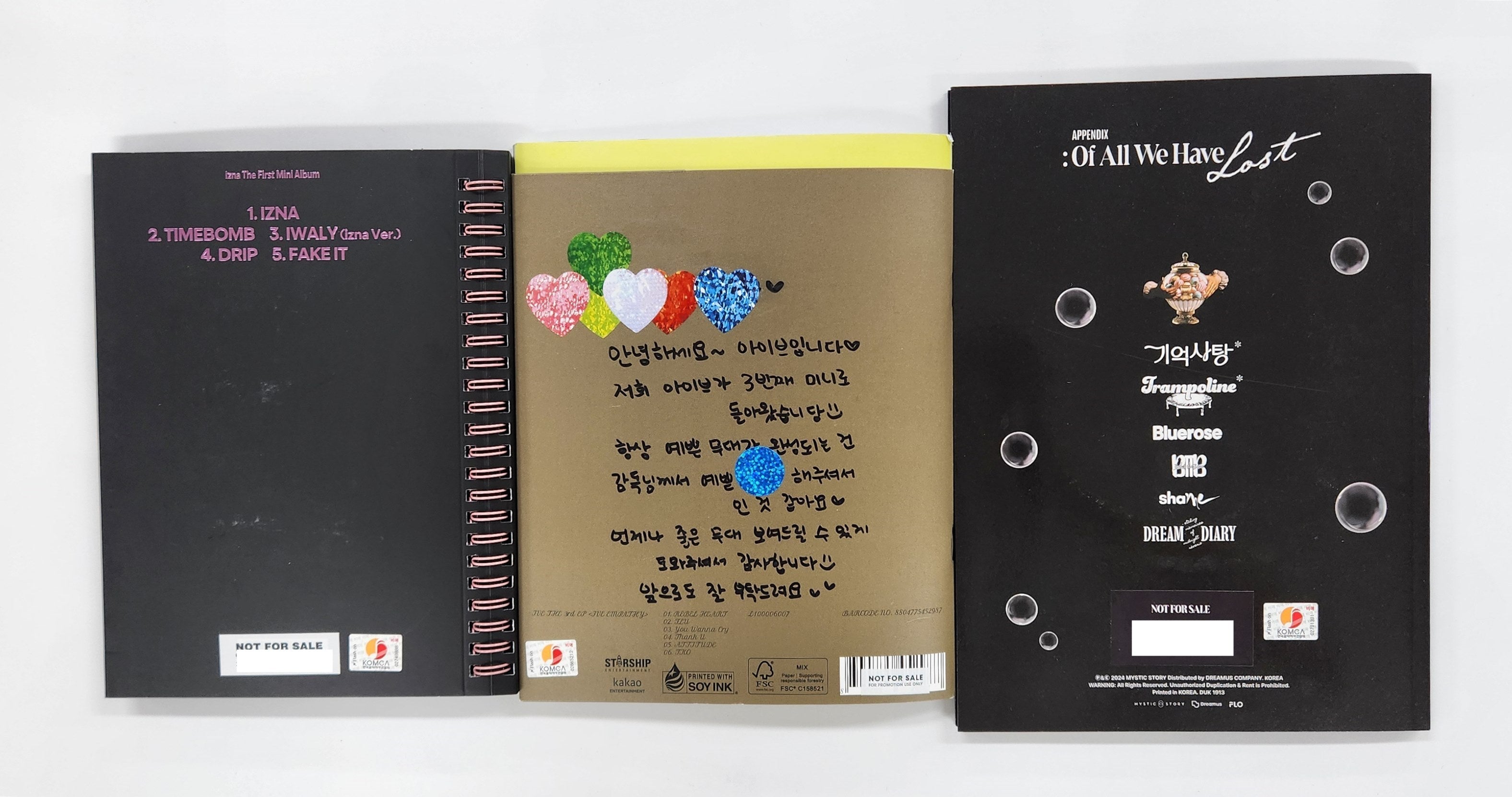 IZNA "N/a", IVE "Ive Empathy", BILLLIE "Of All Have Lost" - Hand Autograhped(Signed) Promo Album [25.4.2]-FinaKpop 