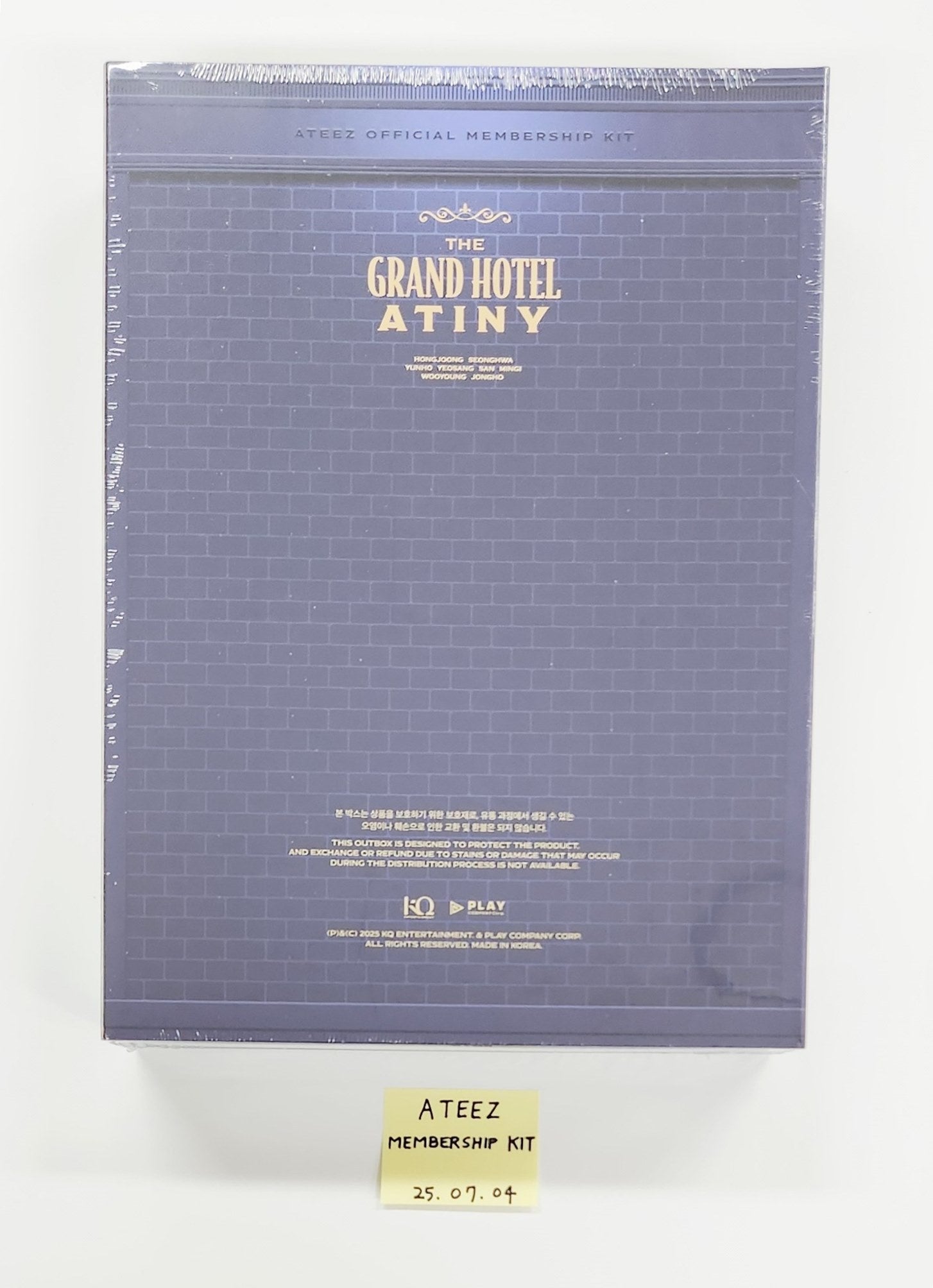 ATEEZ "The Grand Hotel" - Official MemberShip Kit [25.7.4]-FinaKpop