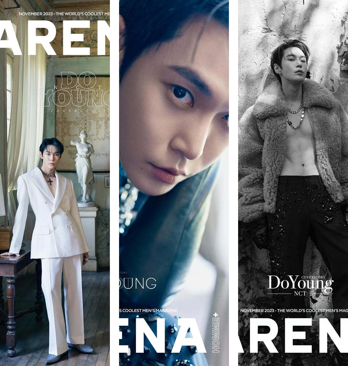 DoYoung (of NCT) - Arena Homme+ Korea NOVEMBER 2023 [Choose Version]-FinaKpop