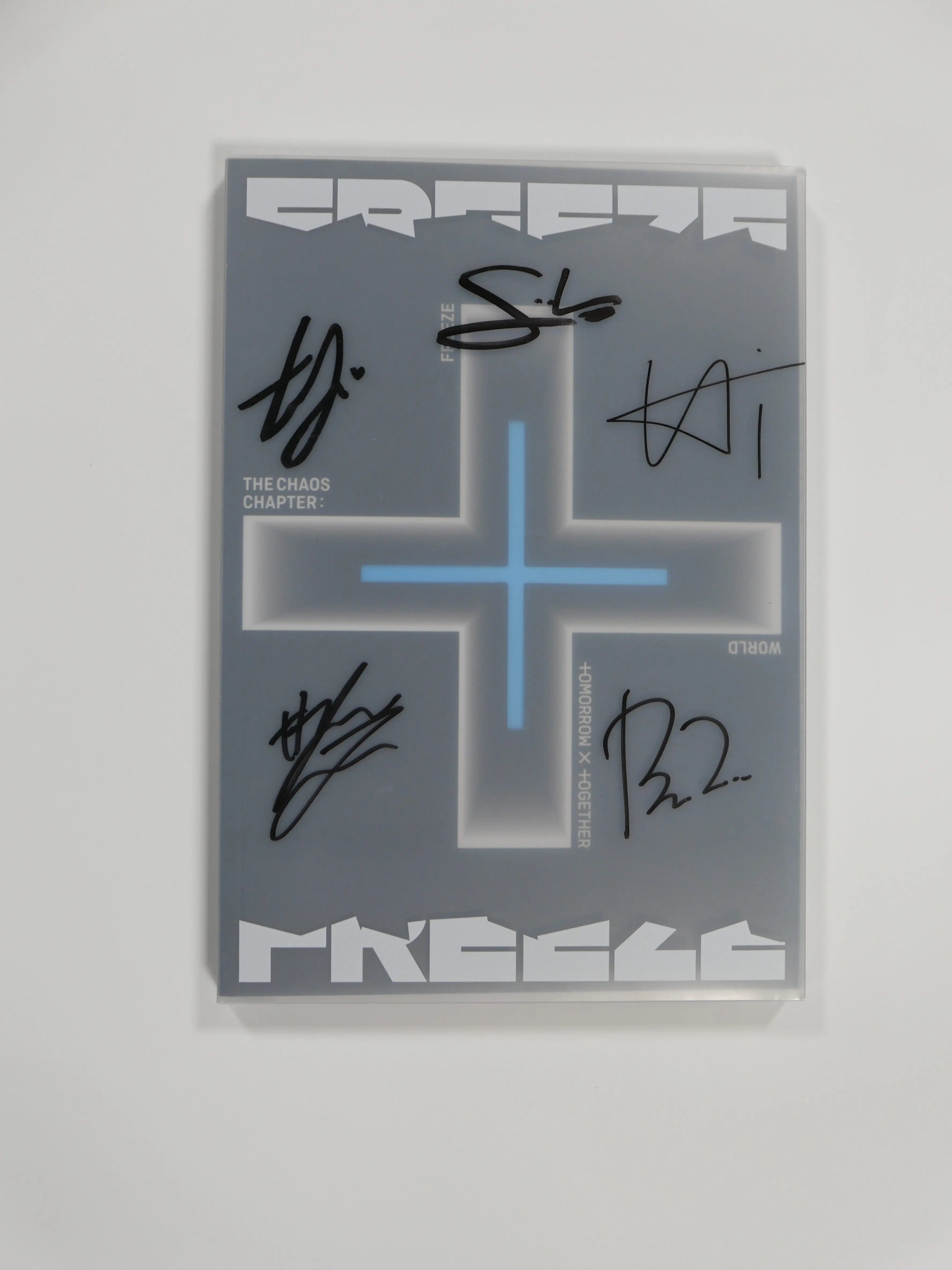 TXT "The Chaos Chapter : Freeze" Vol.2 - Autographed (Signed) Promo Album-FinaKpop