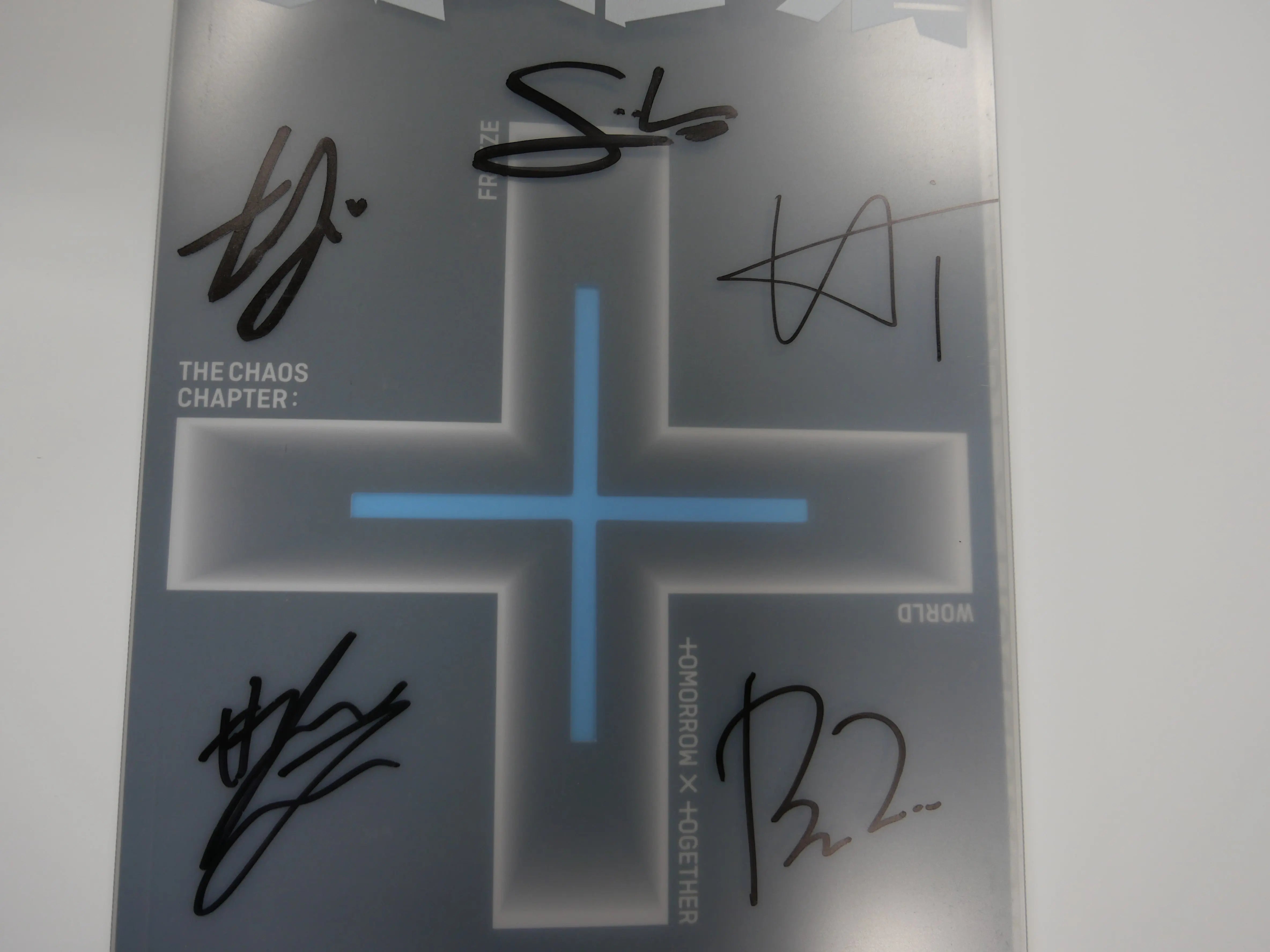TXT "The Chaos Chapter : Freeze" Vol.2 - Autographed (Signed) Promo Album-FinaKpop
