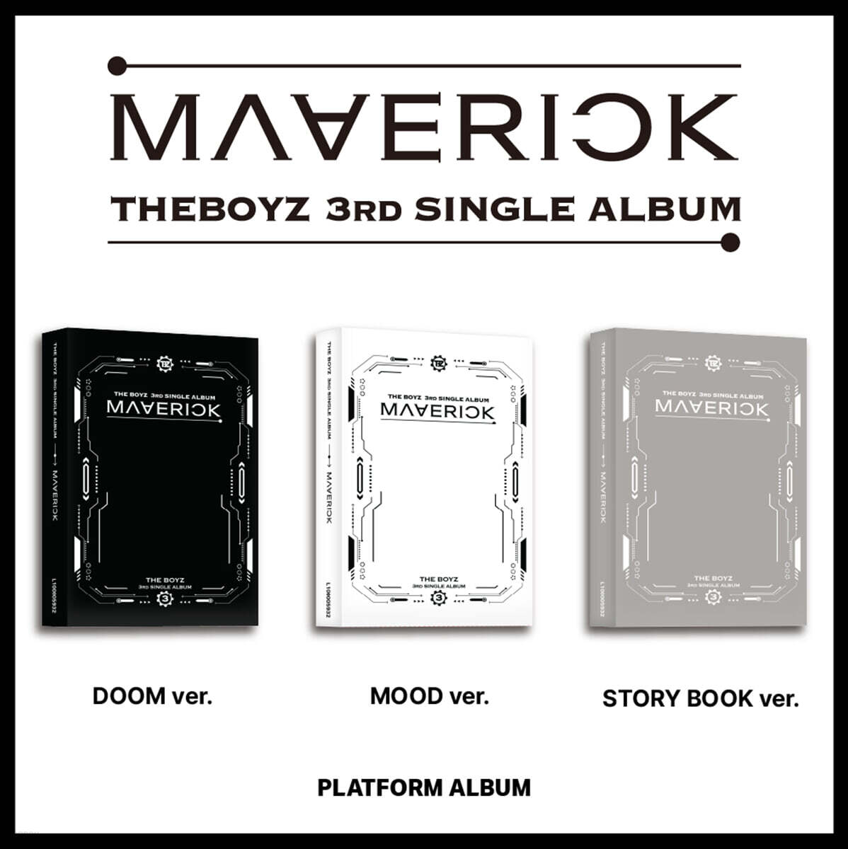 ** THE BOYZ - 6th Mini Album "MAVERICK" [Platform Ver.] [Random / Set]-FinaKpop