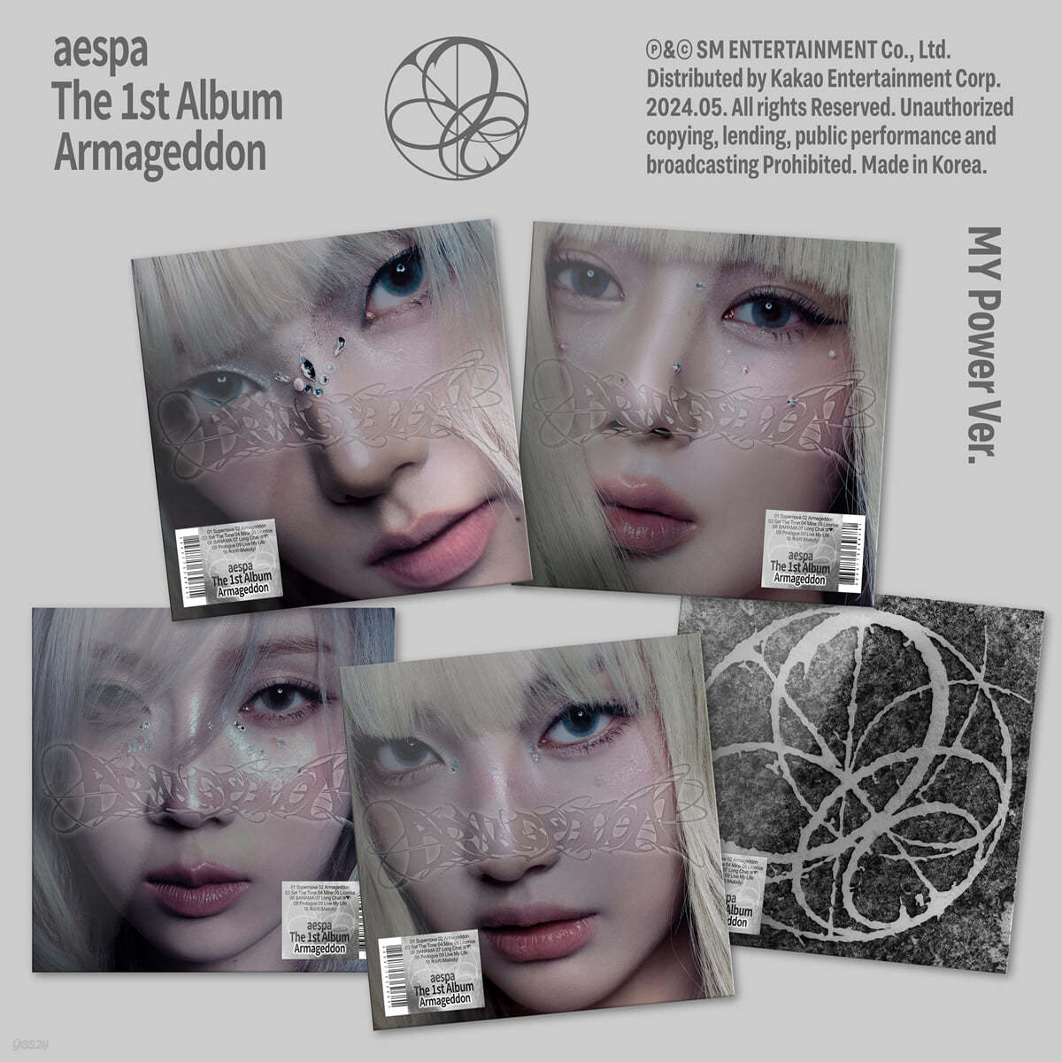 Aespa - 1st Album "Armageddon" [MY Power Ver.] [Random(Only Giselle, Ningnign available)]-FinaKpop