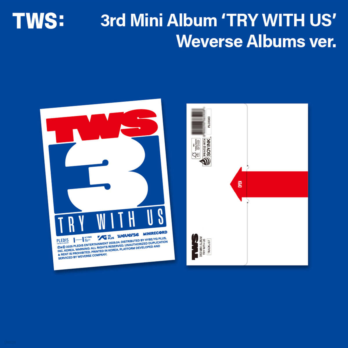 ** TWS - 3rd Mini Album "TRY WITH US" [Weverse Album ver.]-FinaKpop