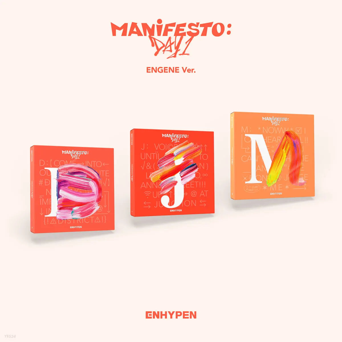 ** ENHYPEN - 3rd ALBUM "MANIFESTO : DAY 1" (ENGENE VER.) [Random / Set]-FinaKpop