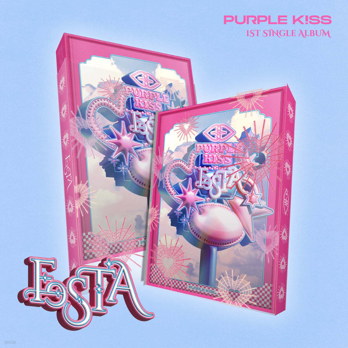 PURPLE KISS - 1st Single Album "FESTA"  [Main Ver.]-FinaKpop