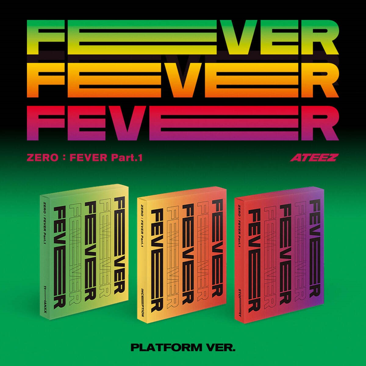 ** ATEEZ - Zero : Fever Part.1" [Platform Ver.] [Random / Set]-FinaKpop