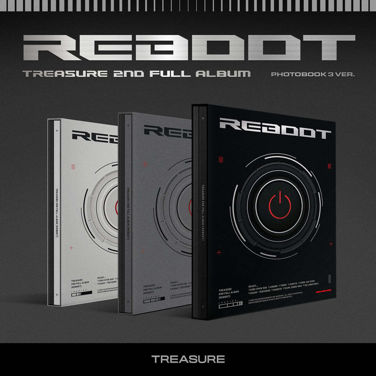 ** Treasure - 2nd Full Album "Reboot" (Random / Set)-FinaKpop