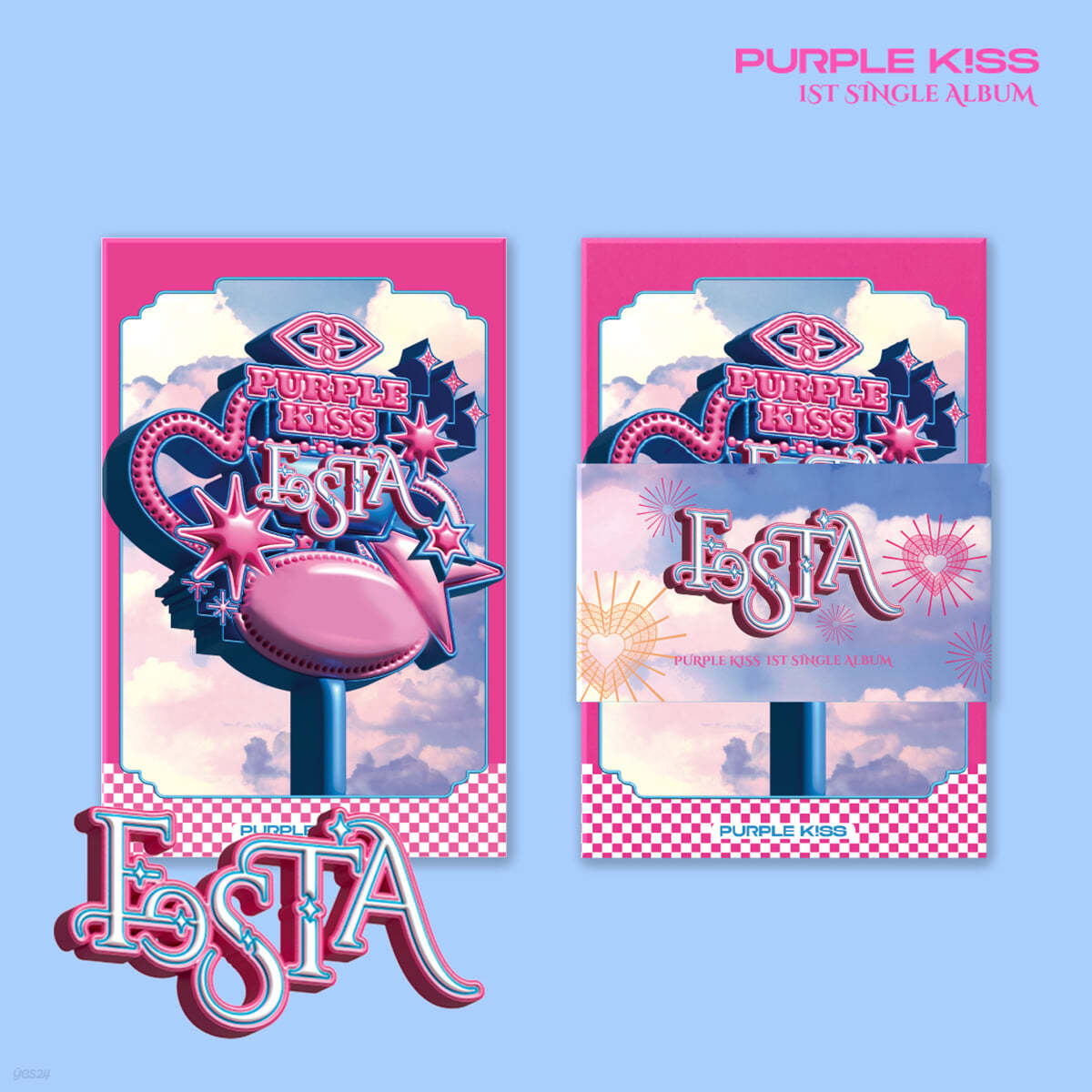PURPLE KISS - 1st Single Album "FESTA" [POCAALBUM]-FinaKpop