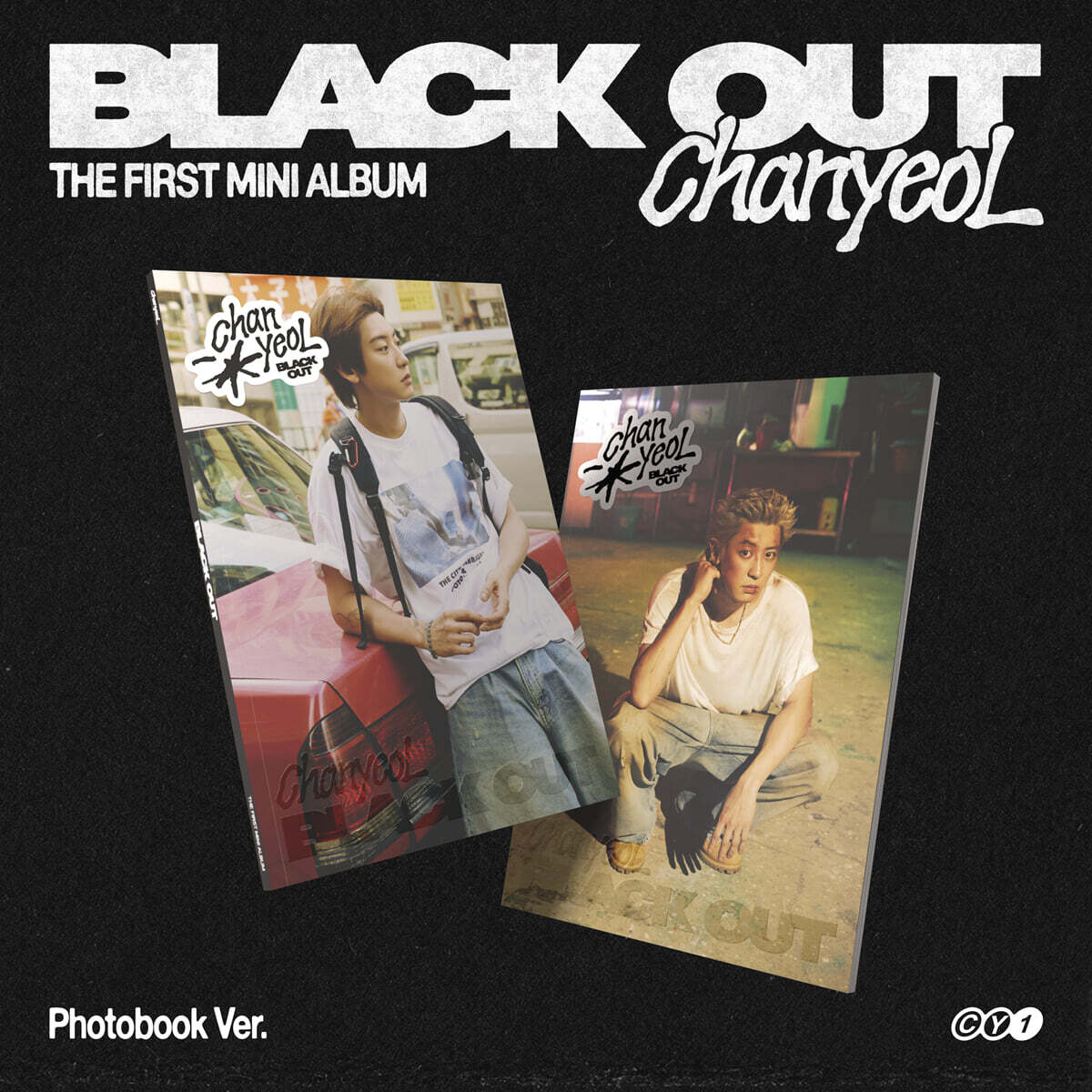** Chanyeol (Of Exo) - 1st Mini Album "Black Out" (Random / Set)-FinaKpop