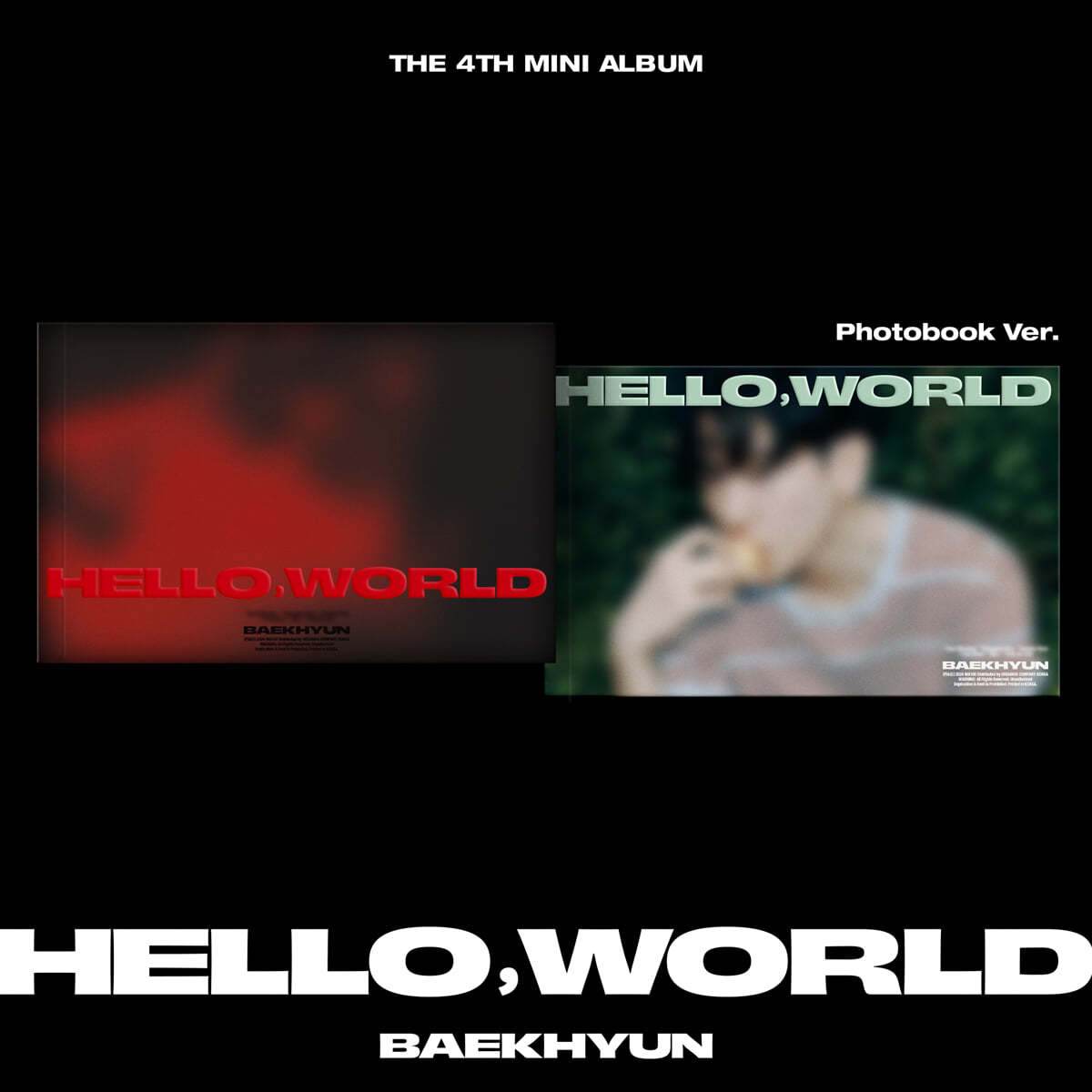Baekhyun (Of Exo) - 4th Mini Album "Hello, World" [Photobook Ver.]  (Random / Set)-FinaKpop