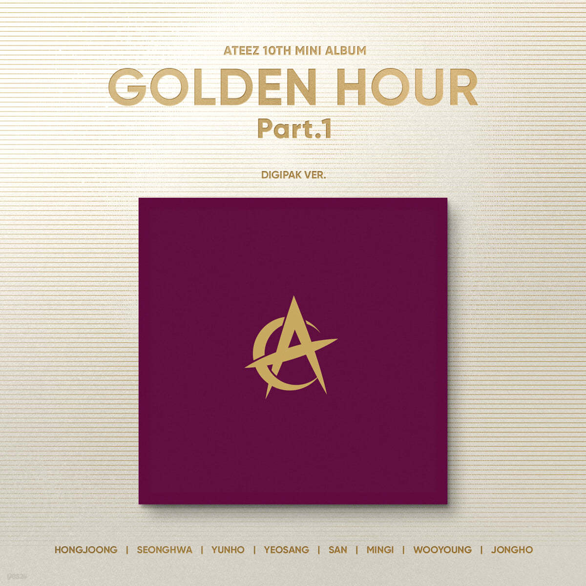 ATEEZ - 10th Mini Album "GOLDEN HOUR : Part.1"  [Digipak VER.] [Random / Set]-FinaKpop