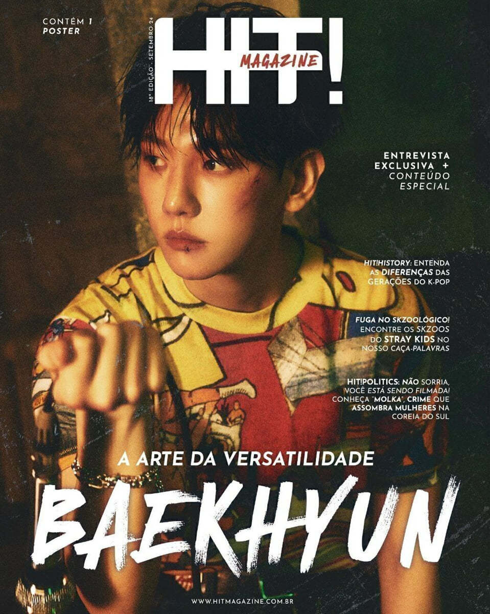 **BAEKHYUN (of Exo) - HIT! Magazine 2024.10-FinaKpop
