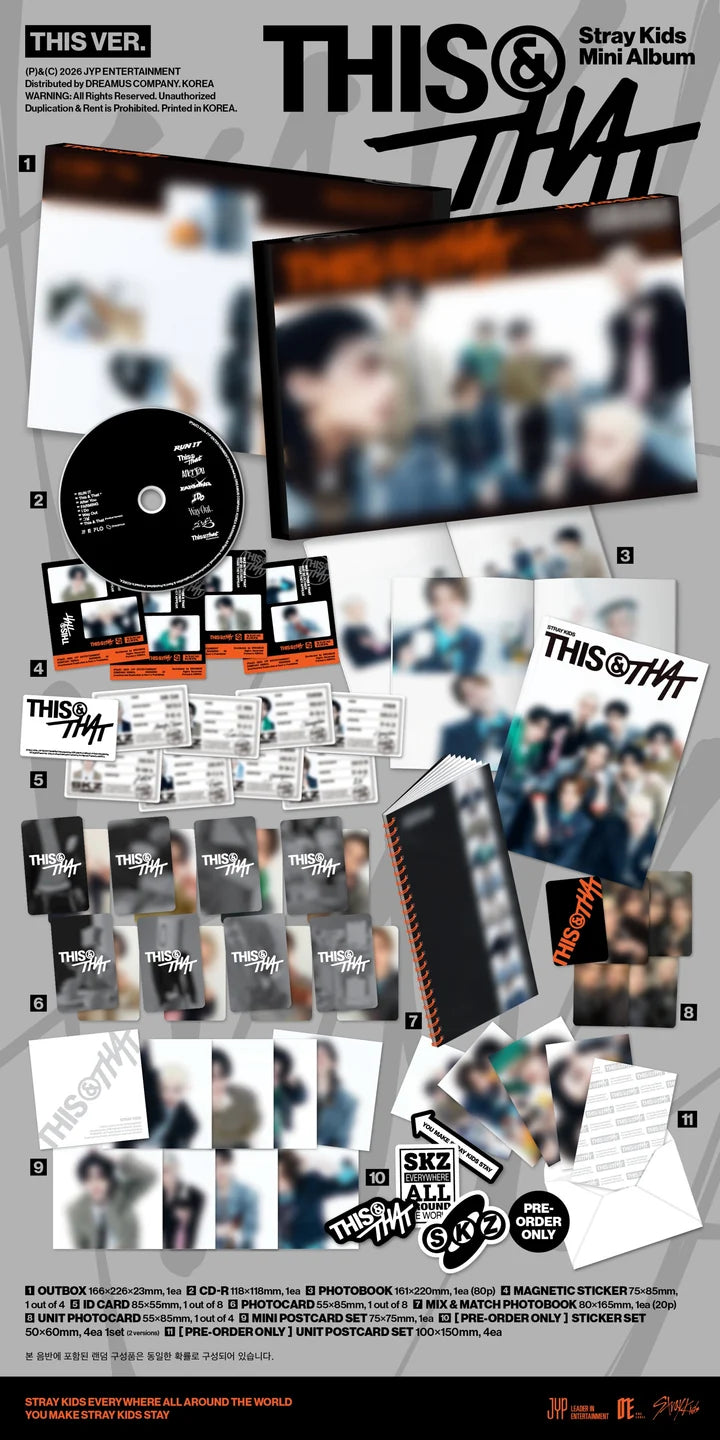 Stray Kids - THIS & THAT (Mini Album) (Standard Version) Infographic 1
