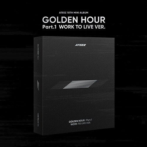 Ateez - 10th Mini "Golden Hour Part.1" (Work To Live Ver.)-FinaKpop