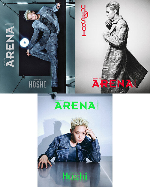 **HOSHI (of SEVENTEEN) Arena Homme 2025.4 (A,B,C SET ver.)-FinaKpop