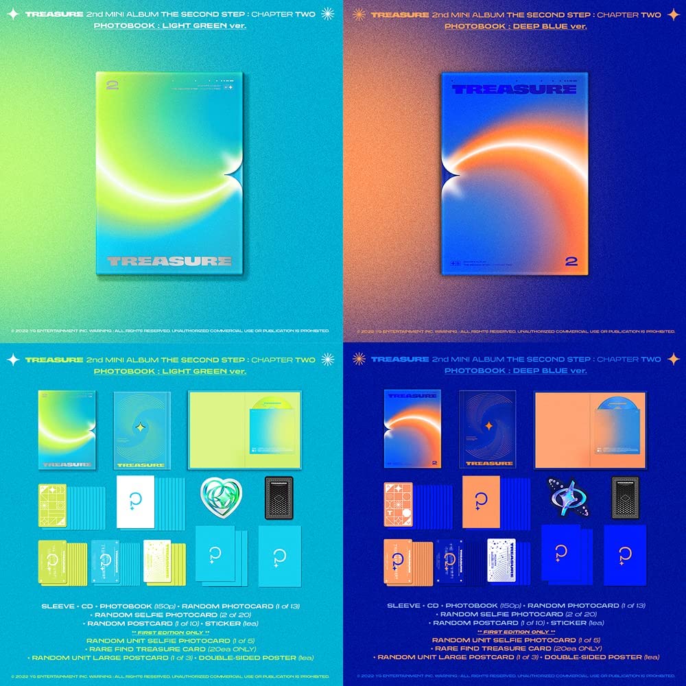 ** Treasure - 2nd MINI ALBUM "THE SECOND STEP : CHAPTER TWO" (PhotoBook Ver.) [Random]-FinaKpop