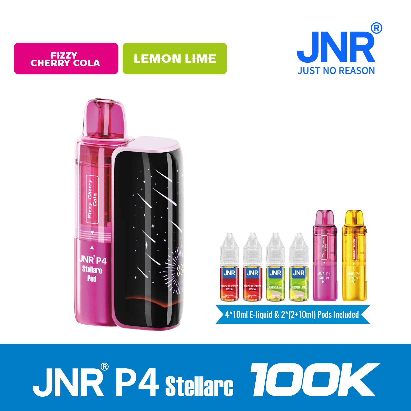 JNR Vape P4 Stellarc 100K Puffs Disposable Vape Kit