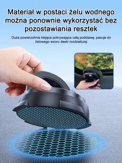 Inteligentna konsola wielofunkcyjna z przyssawką i uchwytem na telefon nawigacyjny