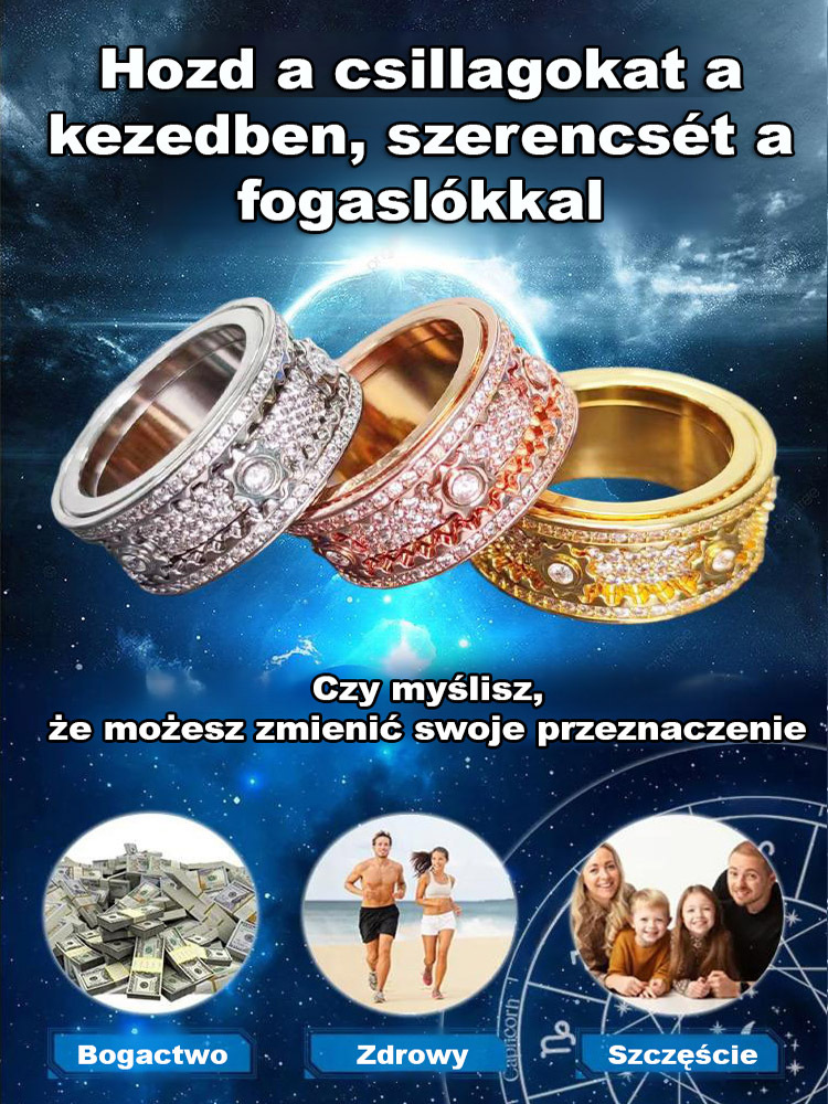 Zmienić los gwiaździstego nieba, obracający się pierścień zębaty.